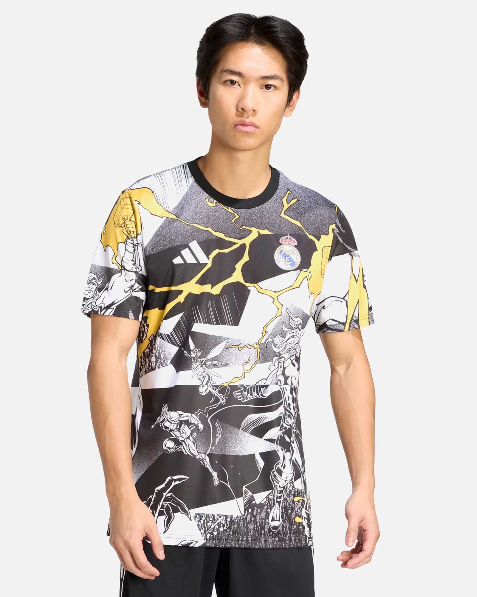 Camiseta Real Madrid 2025/2026 Marvel Avengers Prematch Warm - Fútbol Factory
