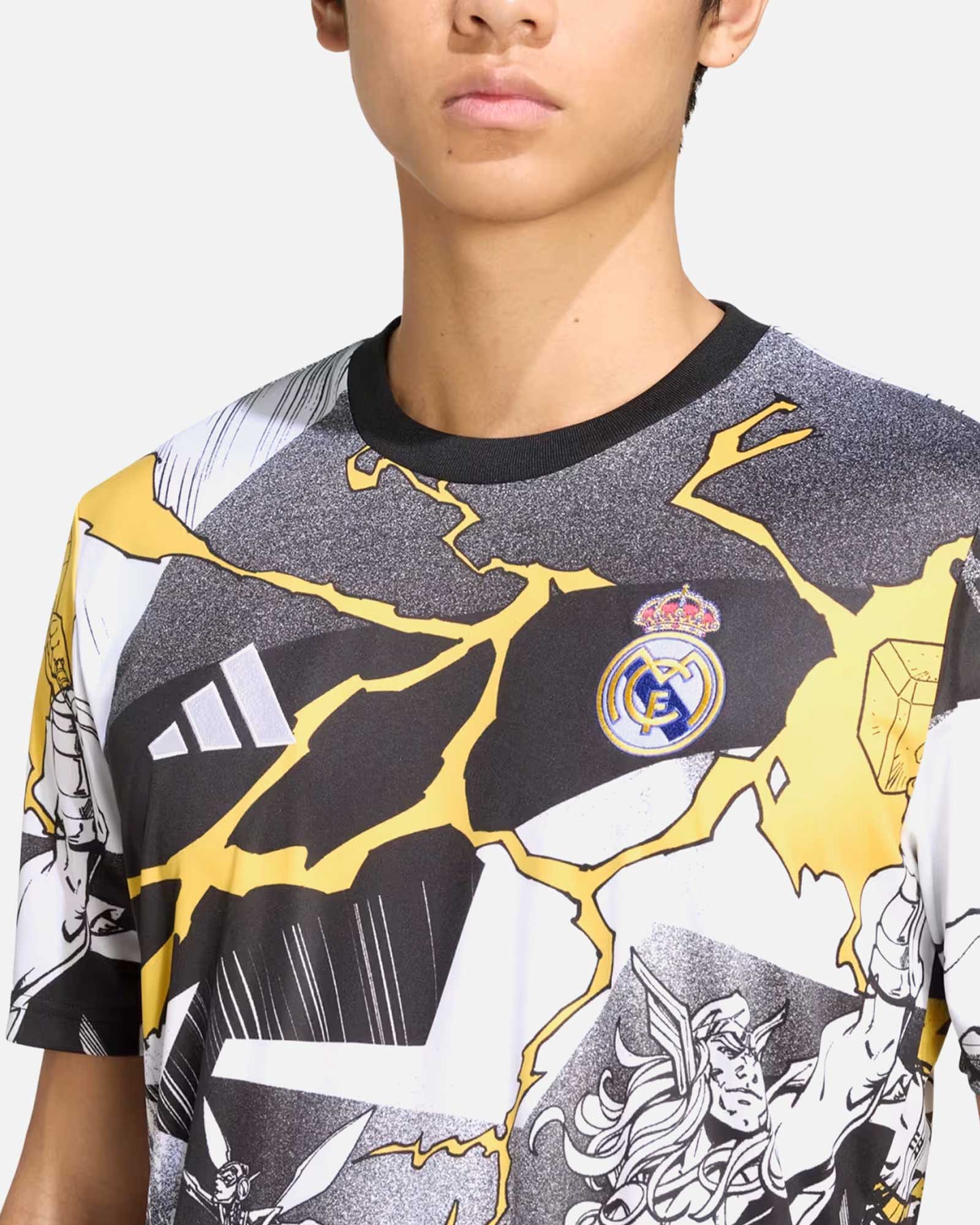 Camiseta Real Madrid 2025/2026 Marvel Avengers Prematch Warm - Fútbol Factory