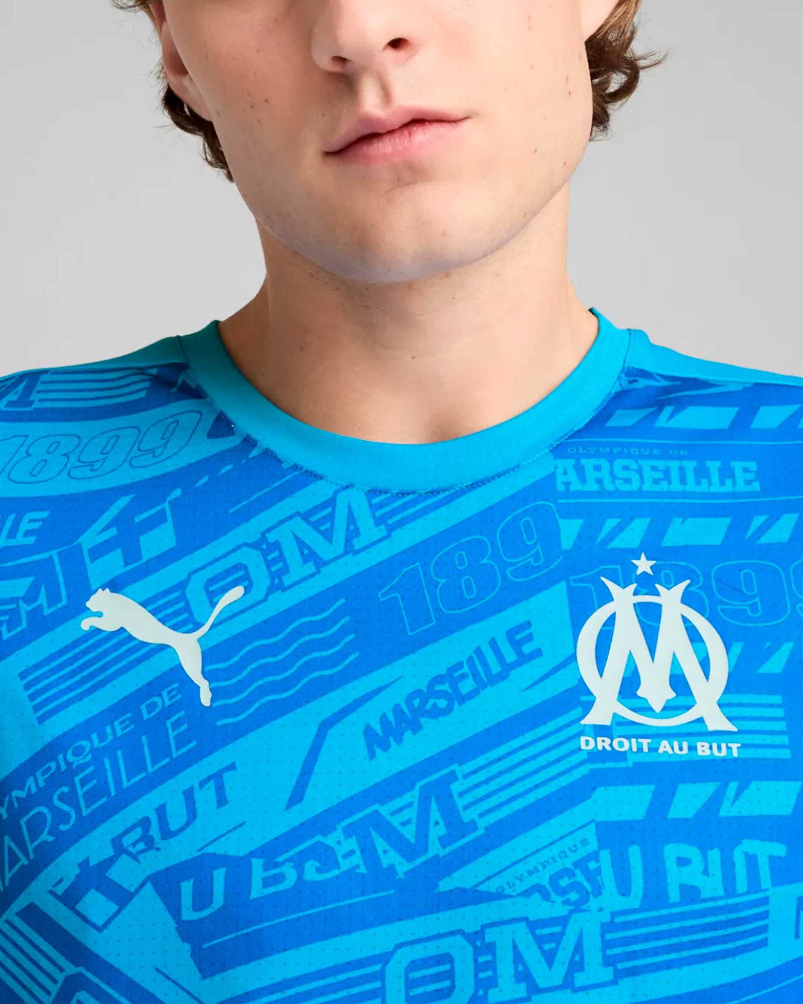 Camiseta Olympique Marsella 2024/2025 Prematch - Fútbol Factory