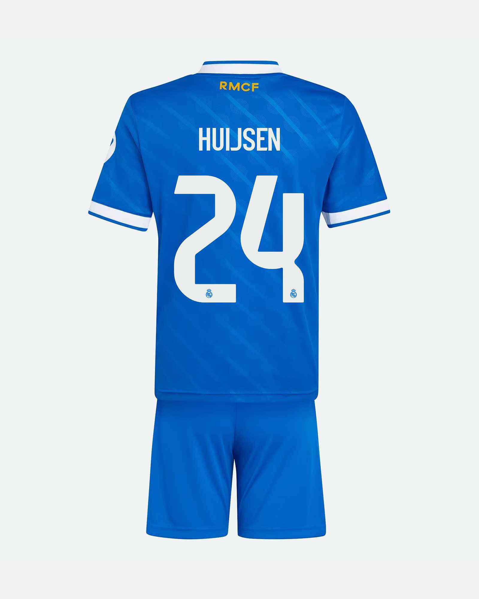 Conjunto 3ª Real Madrid 2025/2026 Huijsen - Fútbol Factory