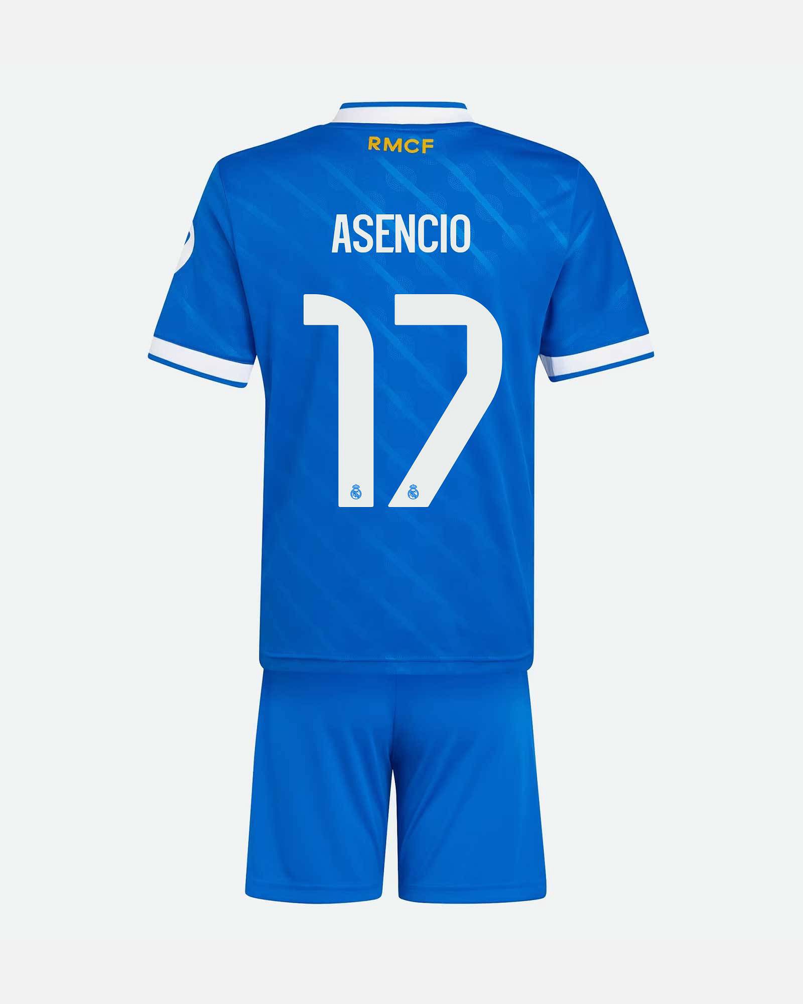 Conjunto 3ª Real Madrid 2025/2026 Asencio Conjunto 3ª Real Madrid 2025/2026 Asencio - Fútbol Factory
