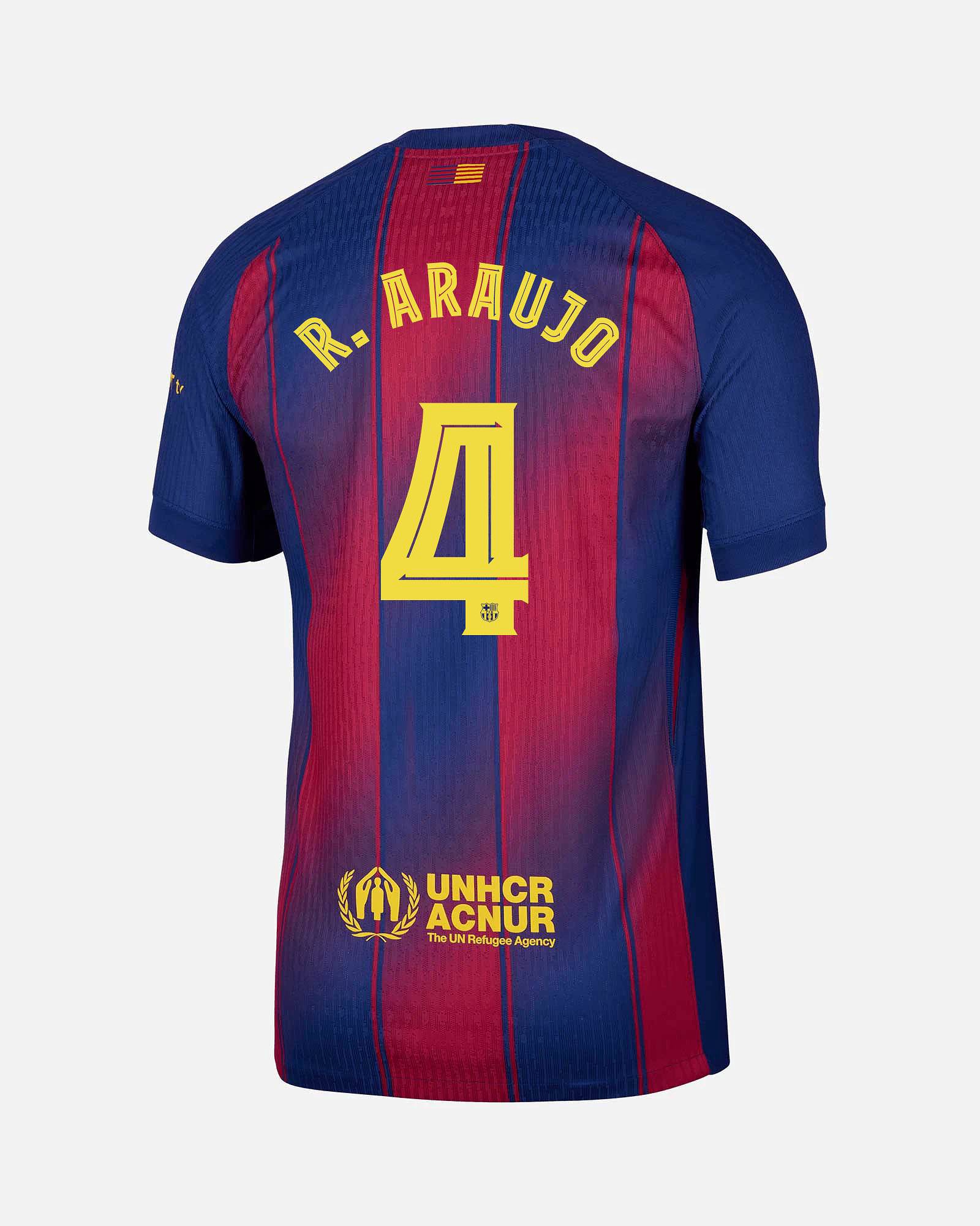 Camiseta 1ª FC Barcelona 2025/2026 Match R. Araujo - Fútbol Factory