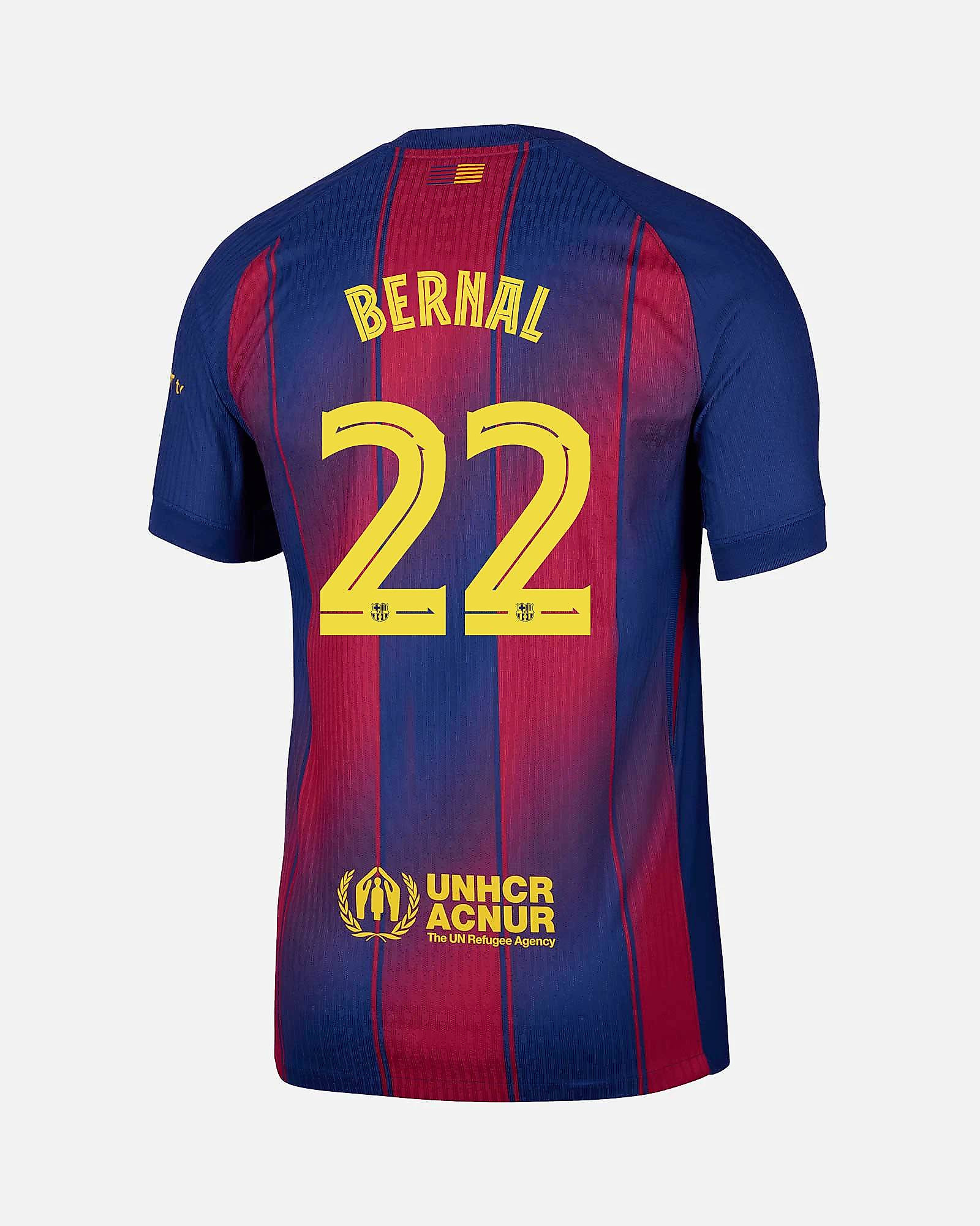 Camiseta 1ª FC Barcelona 2025/2026 Match Bernal - Fútbol Factory