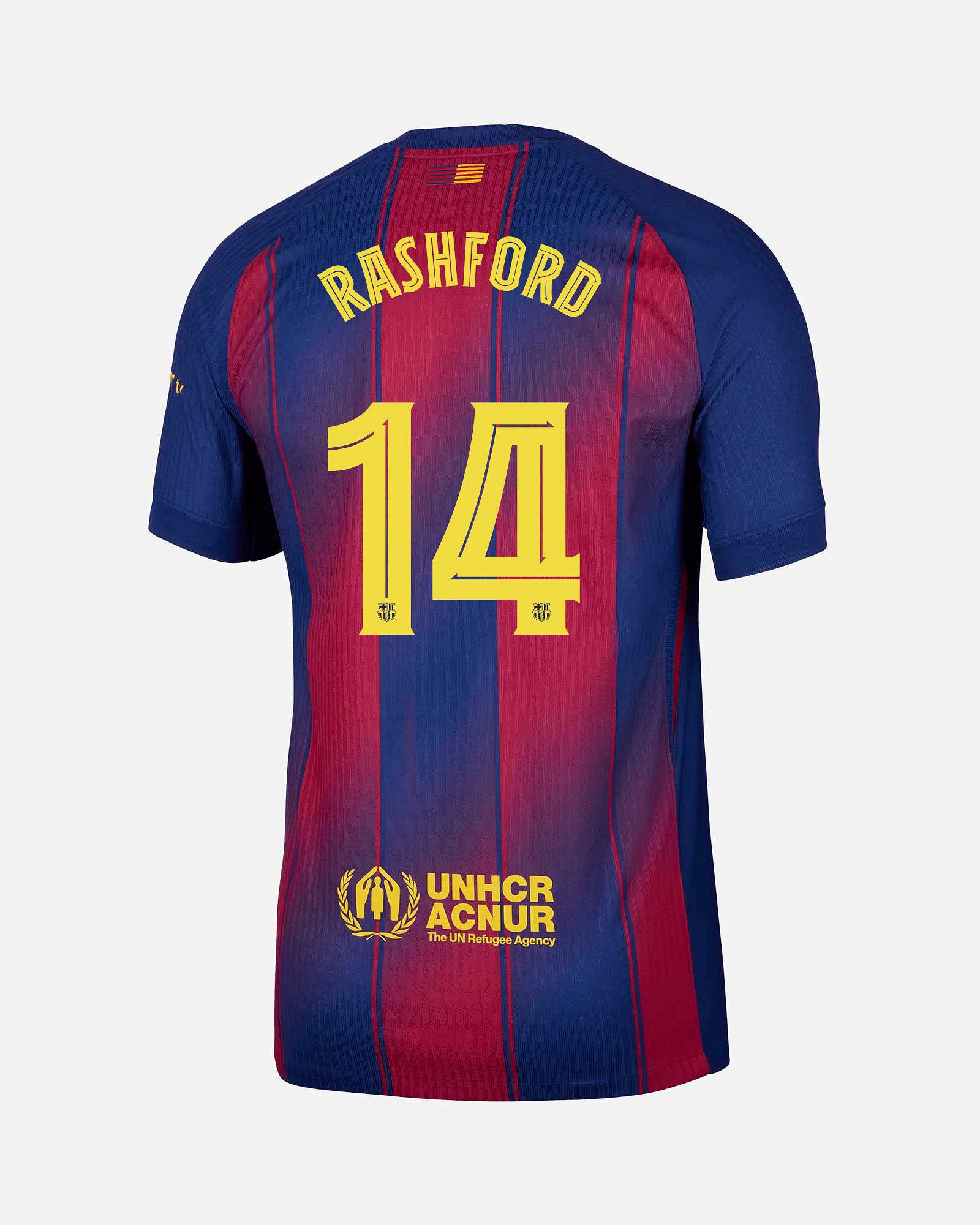 Camiseta 1ª FC Barcelona 2025/2026 Match Rashford - Fútbol Factory