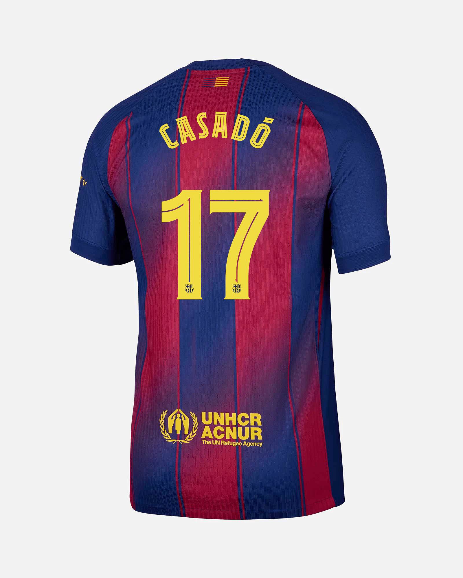 Camiseta 1ª FC Barcelona 2025/2026 Match Casadó - Fútbol Factory