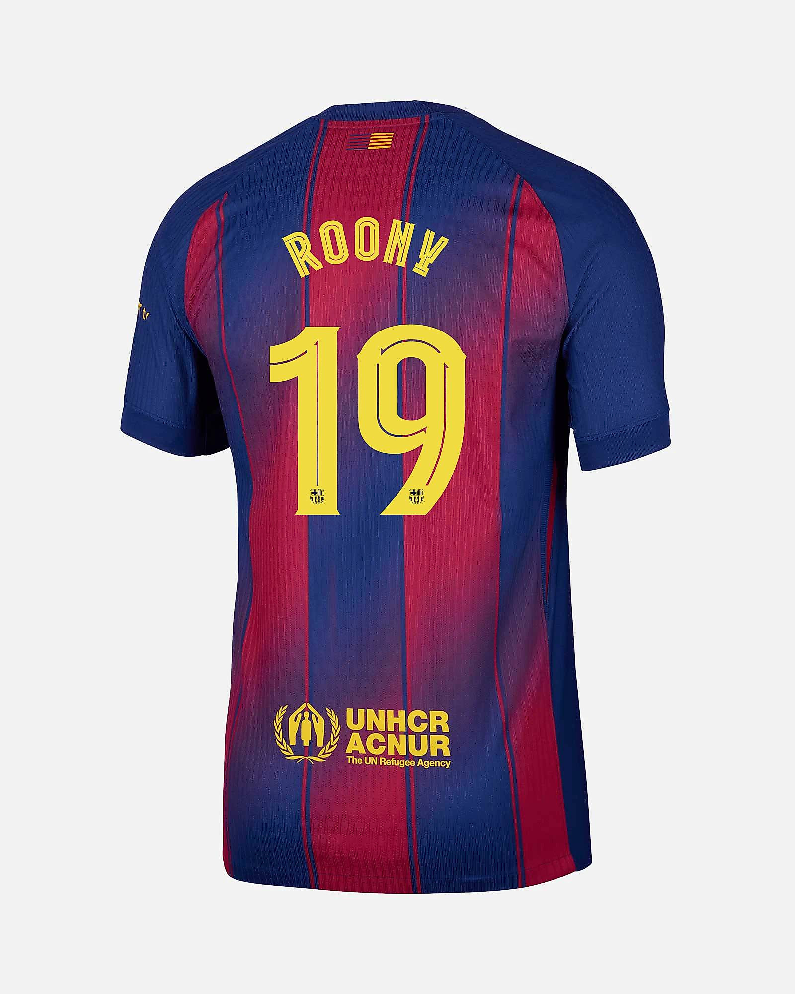 Camiseta 1ª FC Barcelona 2025/2026 Match Roony - Fútbol Factory