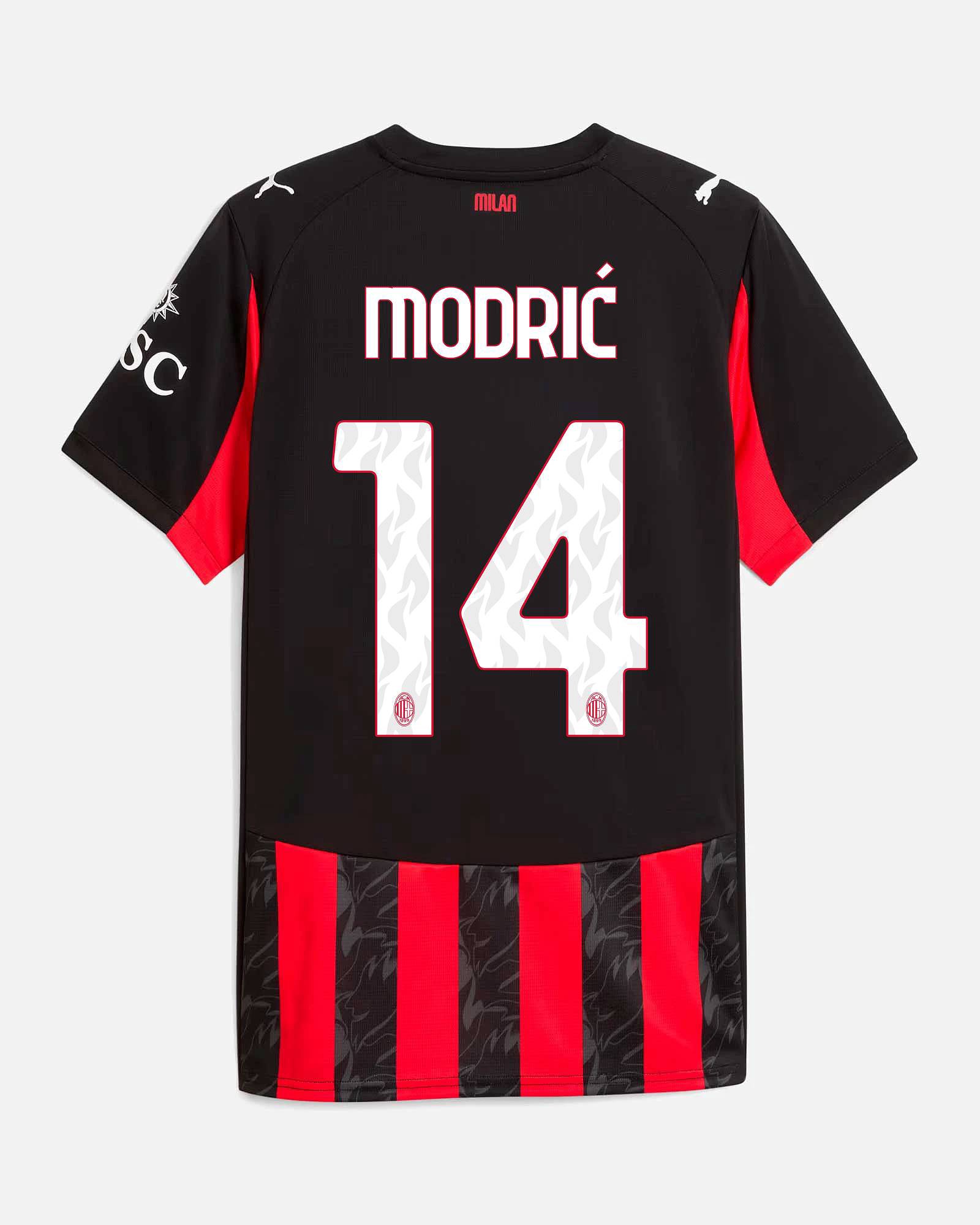 Camiseta 1ª AC Milan 2025/2026 Modrić - Fútbol Factory