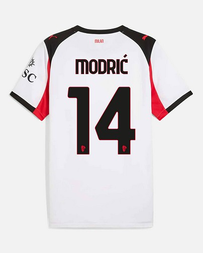 Camiseta 2ª AC Milan 2025/2026 Modrić