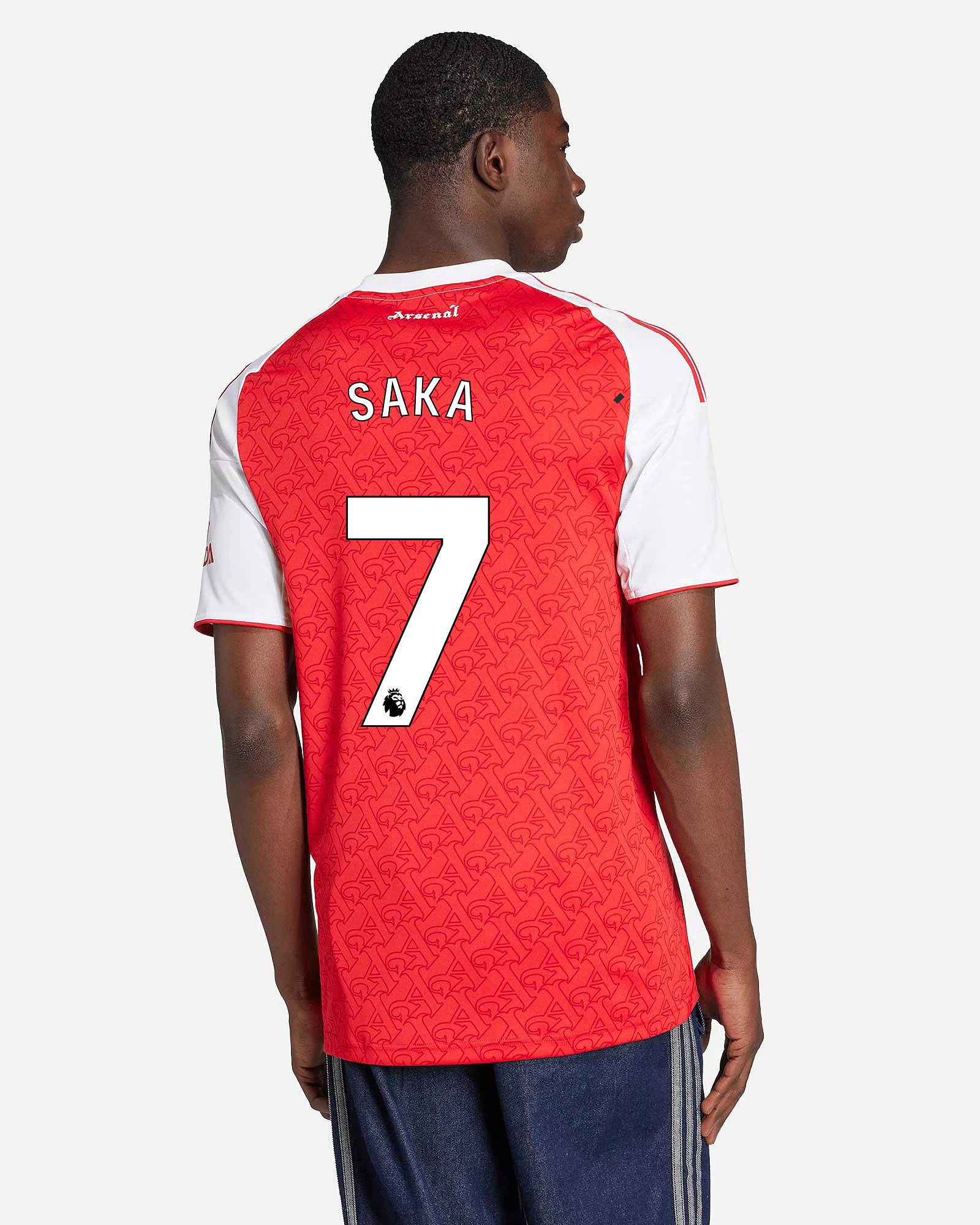Camiseta 1ª Arsenal FC 2025/2026 Saka - Fútbol Factory