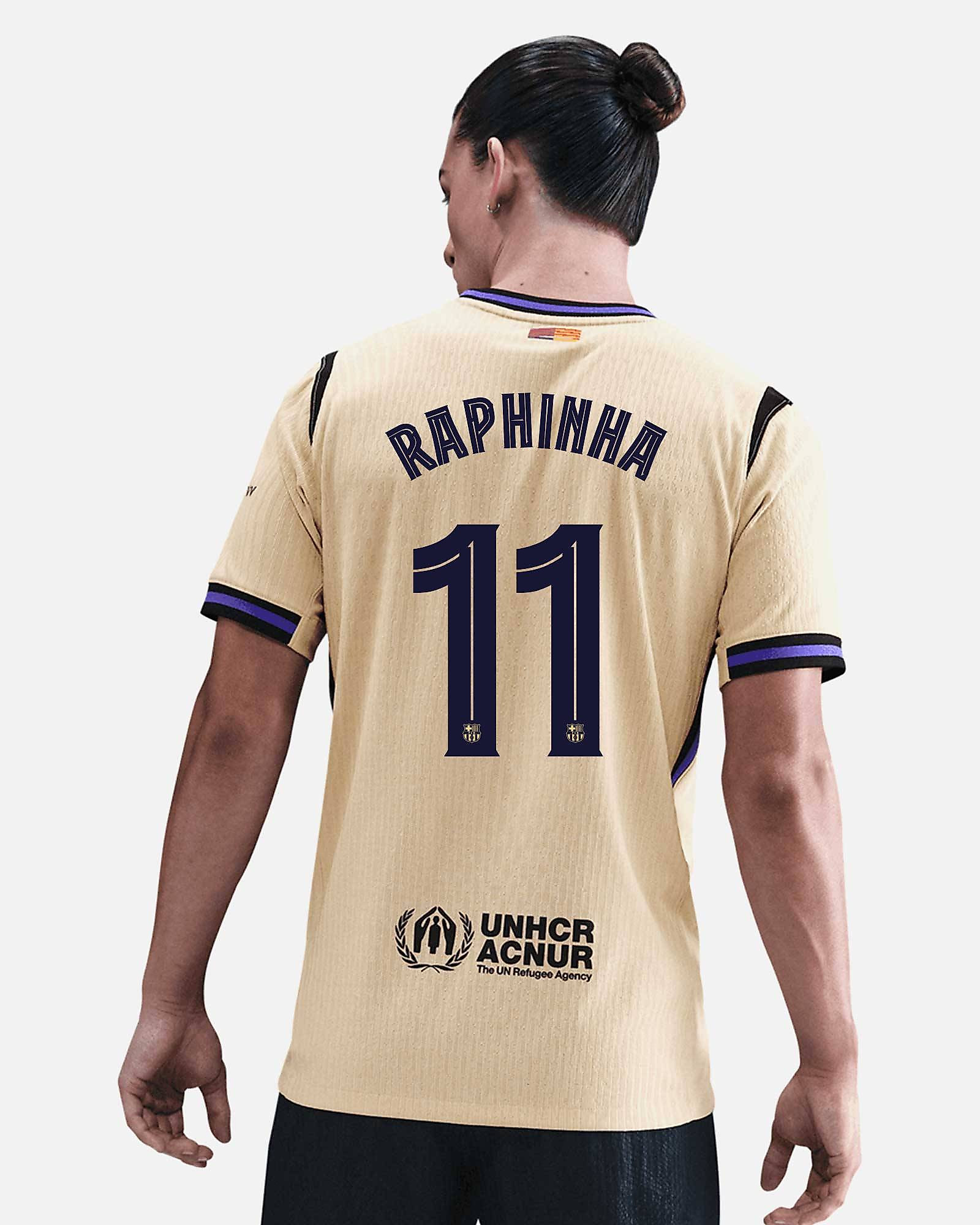 Camiseta 2ª FC Barcelona 2025/2026 Match ft. Kobe Raphinha - Fútbol Factory