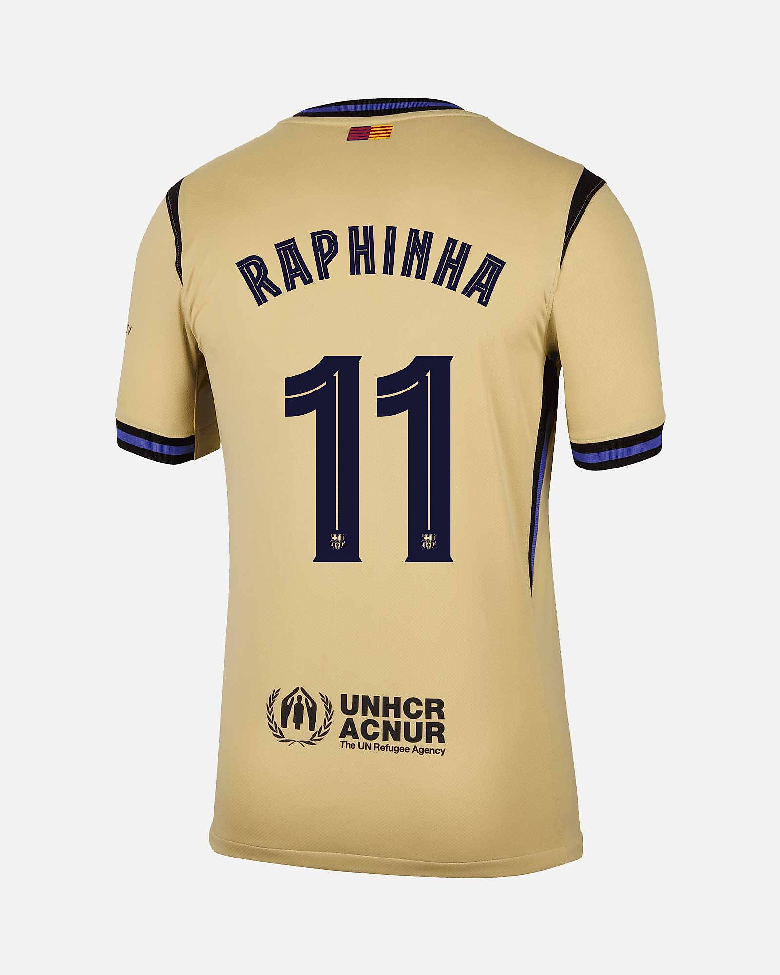 Camiseta 2ª FC Barcelona 2025/2026 ft. Kobe Raphinha - Fútbol Factory