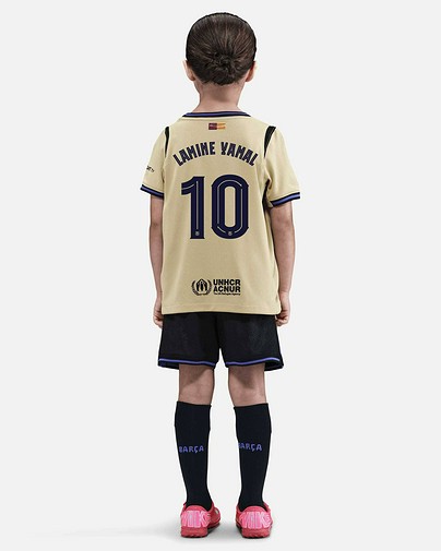 Mini conjunto 2ª FC Barcelona 2025/2026 ft. Kobe Lamine Yamal