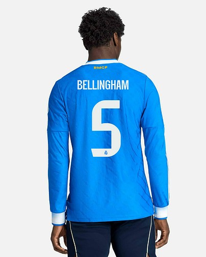 Camiseta manga larga 3ª Real Madrid 2025/2026 Authentic Bellingham