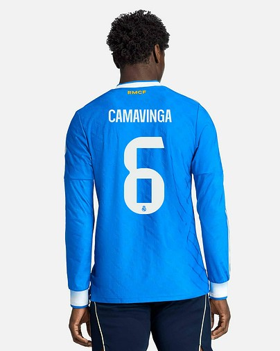 Camiseta manga larga 3ª Real Madrid 2025/2026 Authentic Camavinga
