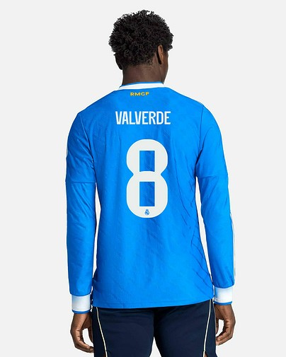Camiseta manga larga 3ª Real Madrid 2025/2026 Authentic Valverde
