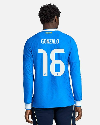 Camiseta manga larga 3ª Real Madrid 2025/2026 Authentic Gonzalo
