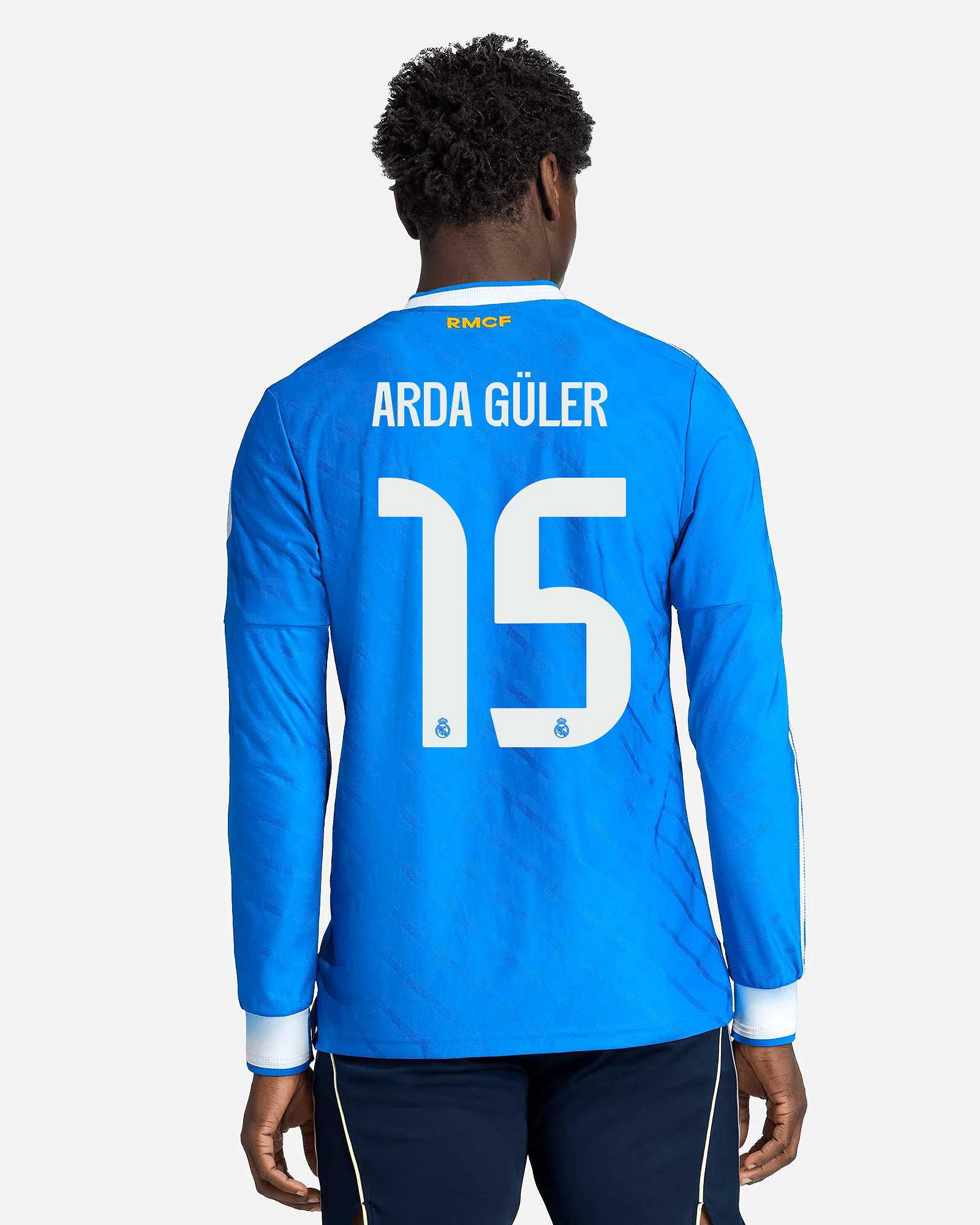 Camiseta manga larga 3ª Real Madrid 2025/2026 Authentic Arda Güler - Fútbol Factory