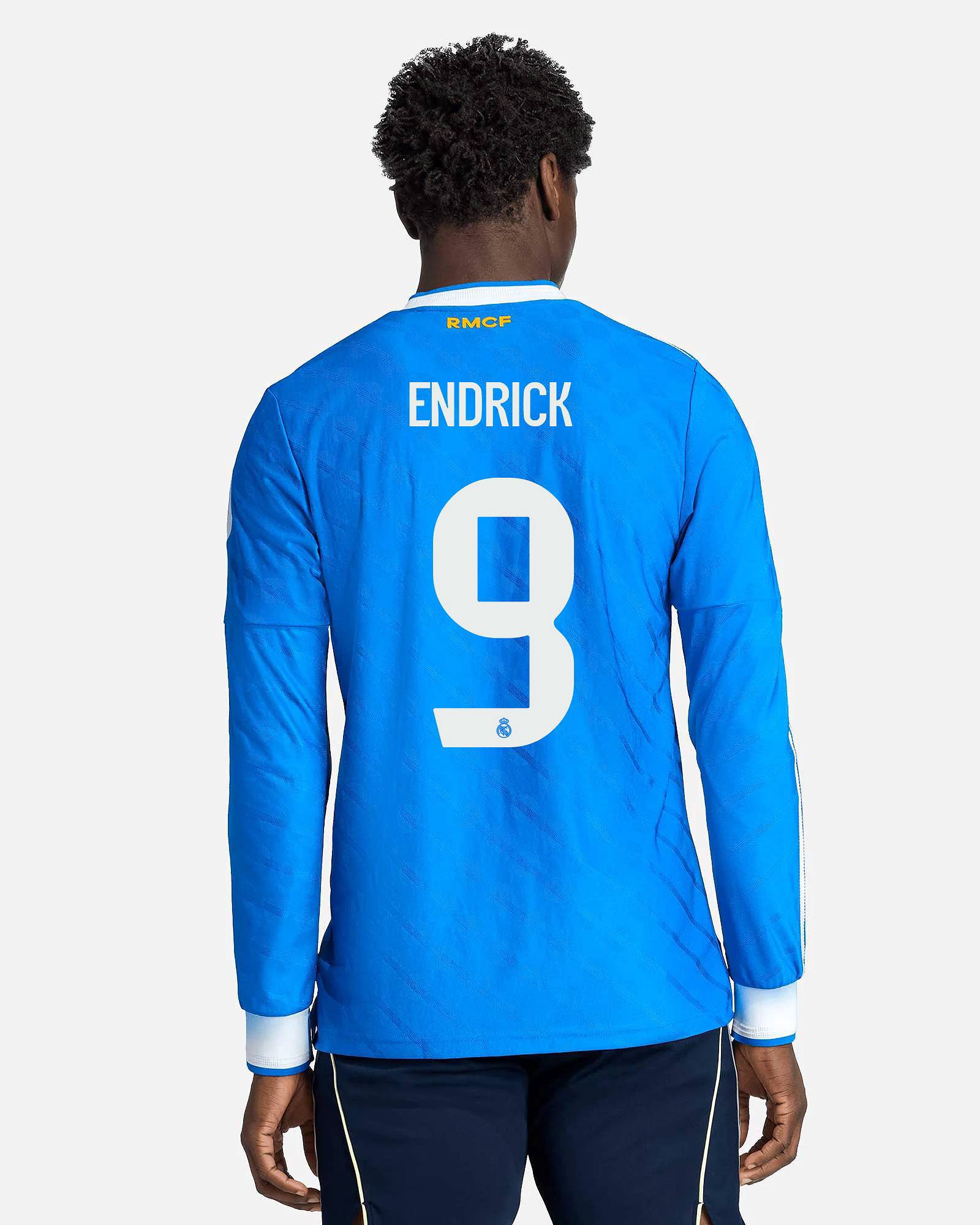 Camiseta manga larga 3ª Real Madrid 2025/2026 Authentic Endrick - Fútbol Factory