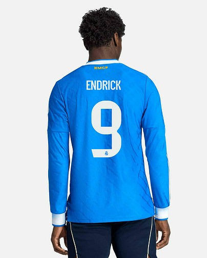 Camiseta manga larga 3ª Real Madrid 2025/2026 Authentic Endrick