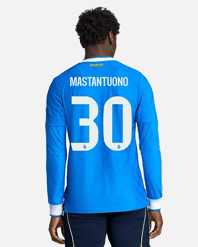 Camiseta manga larga 3ª Real Madrid 2025/2026 Authentic Mastantuono