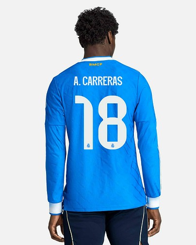 Camiseta manga larga 3ª Real Madrid 2025/2026 Authentic A. Carreras
