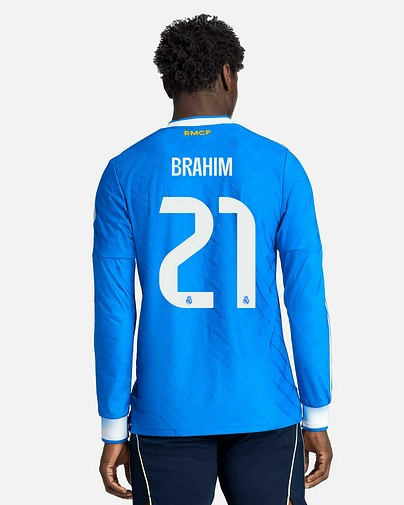 Camiseta manga larga 3ª Real Madrid 2025/2026 Authentic Brahim