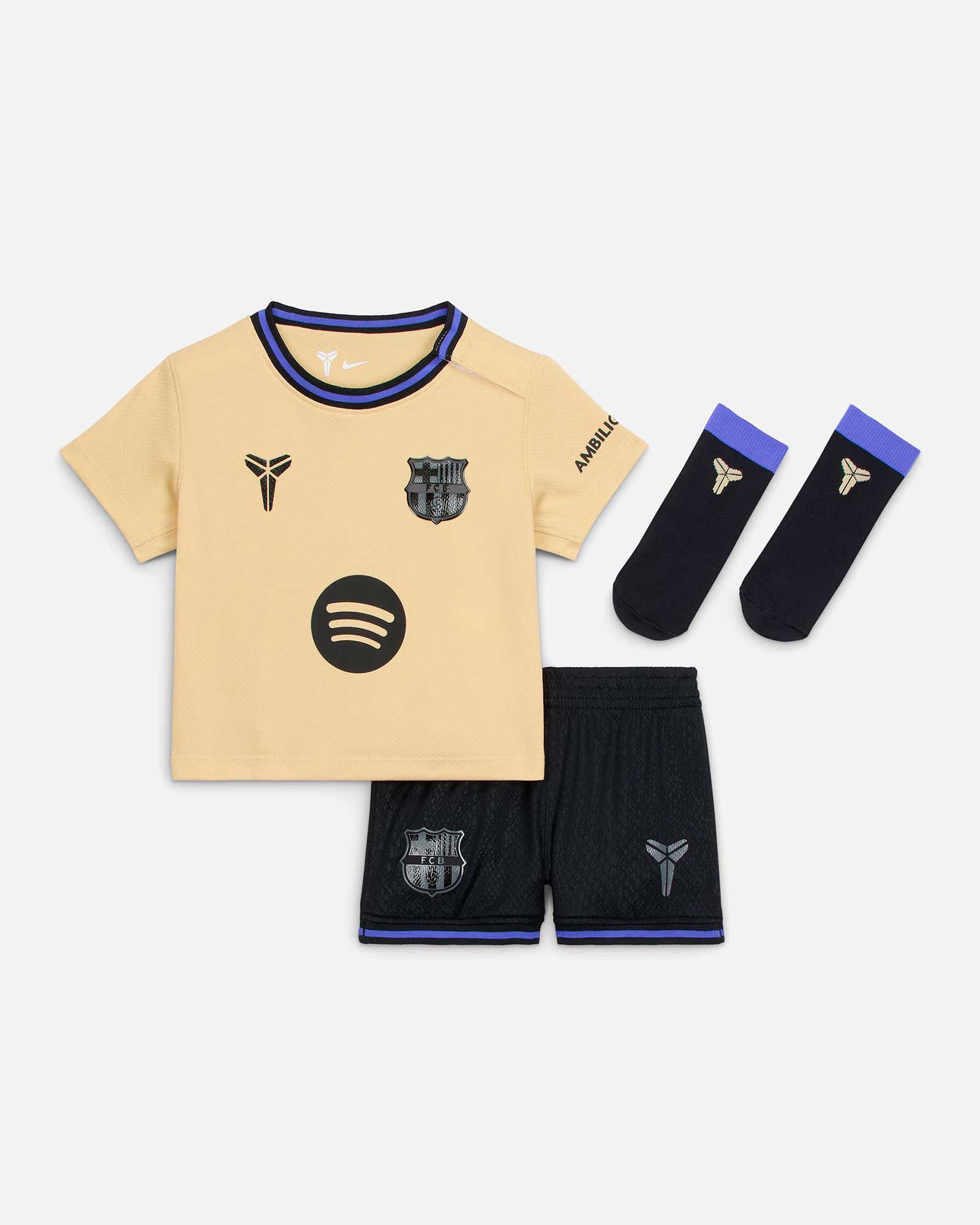 Mini conjunto 2ª FC Barcelona 2025/2026 Mini conjunto 2ª FC Barcelona 2025/2026 - Fútbol Factory