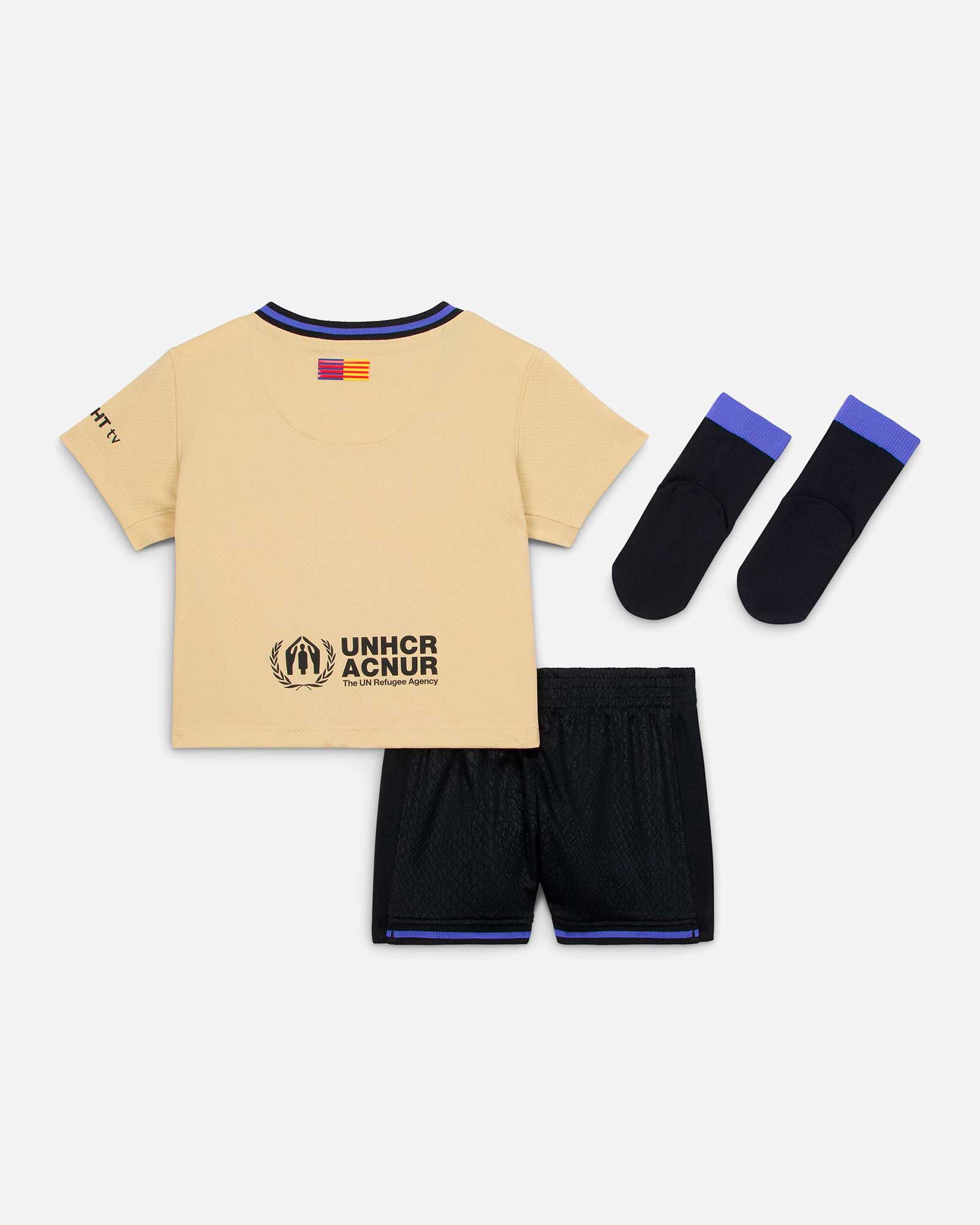 Mini conjunto 2ª FC Barcelona 2025/2026 Mini conjunto 2ª FC Barcelona 2025/2026 - Fútbol Factory