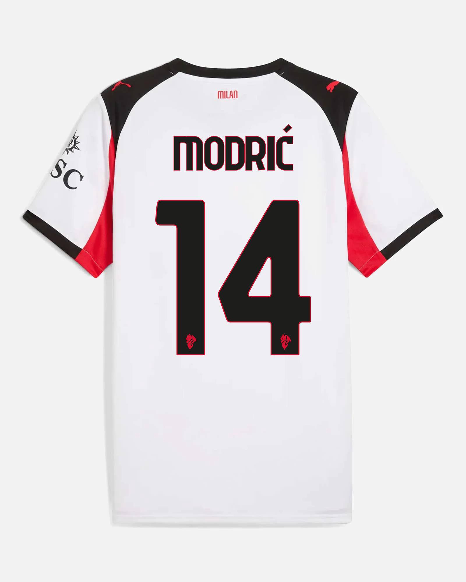 Camiseta 2ª AC Milan 2025/2026 Modric - Fútbol Factory