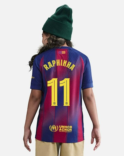 Camiseta 1ª FC Barcelona 2025/2026 Match Raphinha