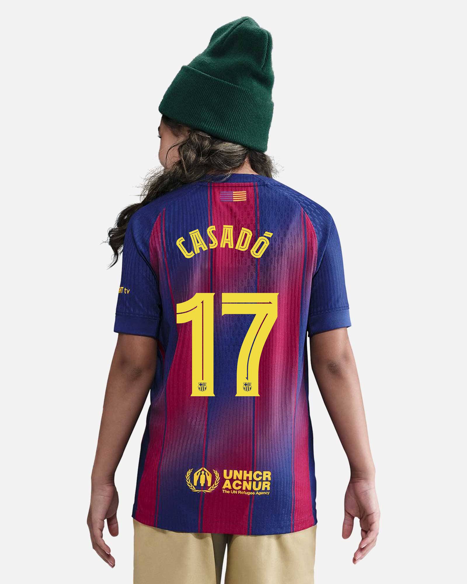 Camiseta 1ª FC Barcelona 2025/2026 Match Casadó - Fútbol Factory