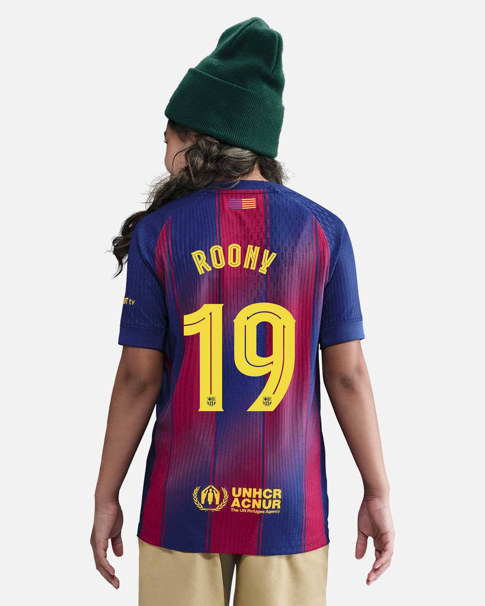 Camiseta 1ª FC Barcelona 2025/2026 Match Roony Camiseta 1ª FC Barcelona 2025/2026 Match Roony - Fútbol Factory