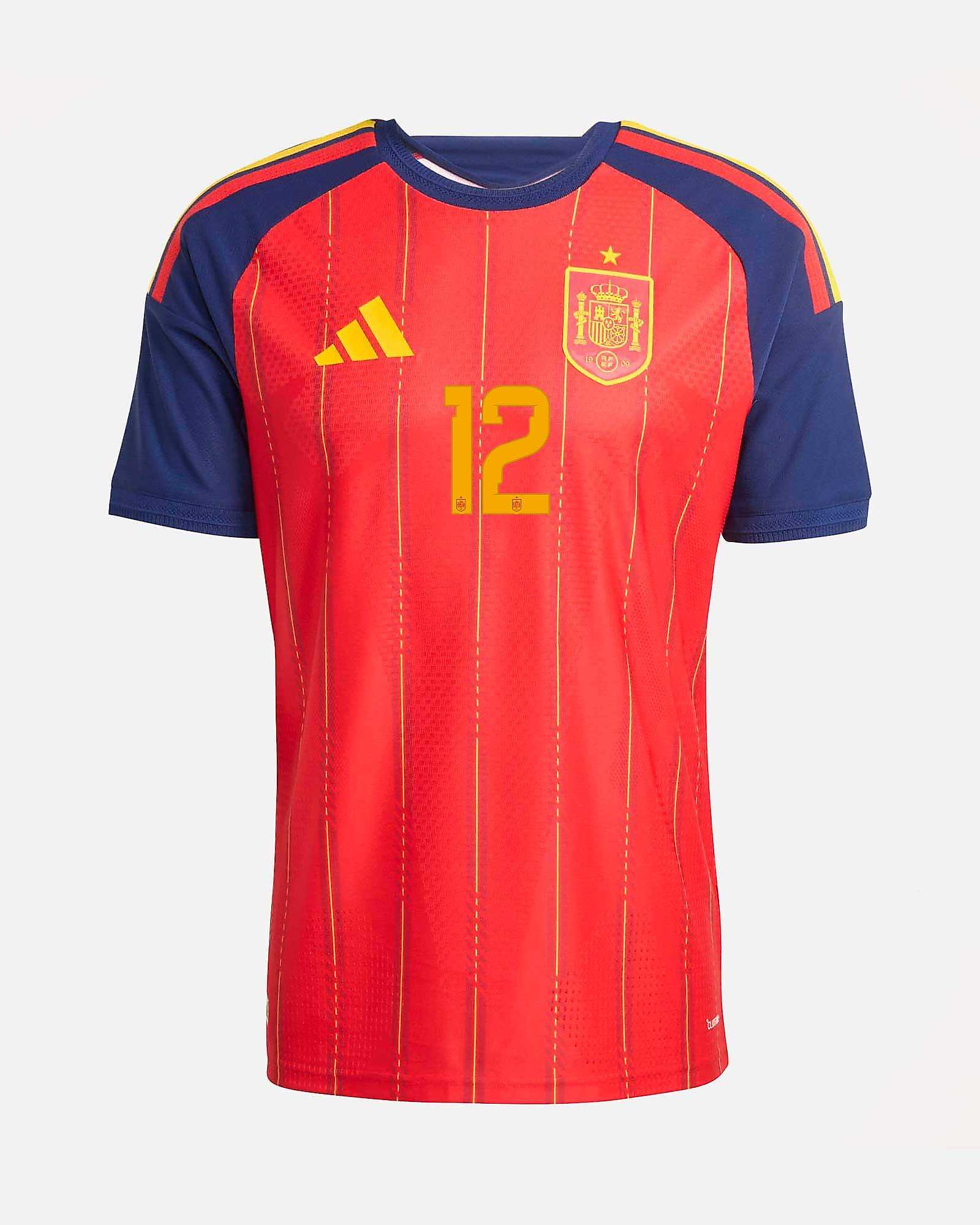 Camiseta 1ª España Mundial 2026 Authentic Pedro Porro - Fútbol Factory