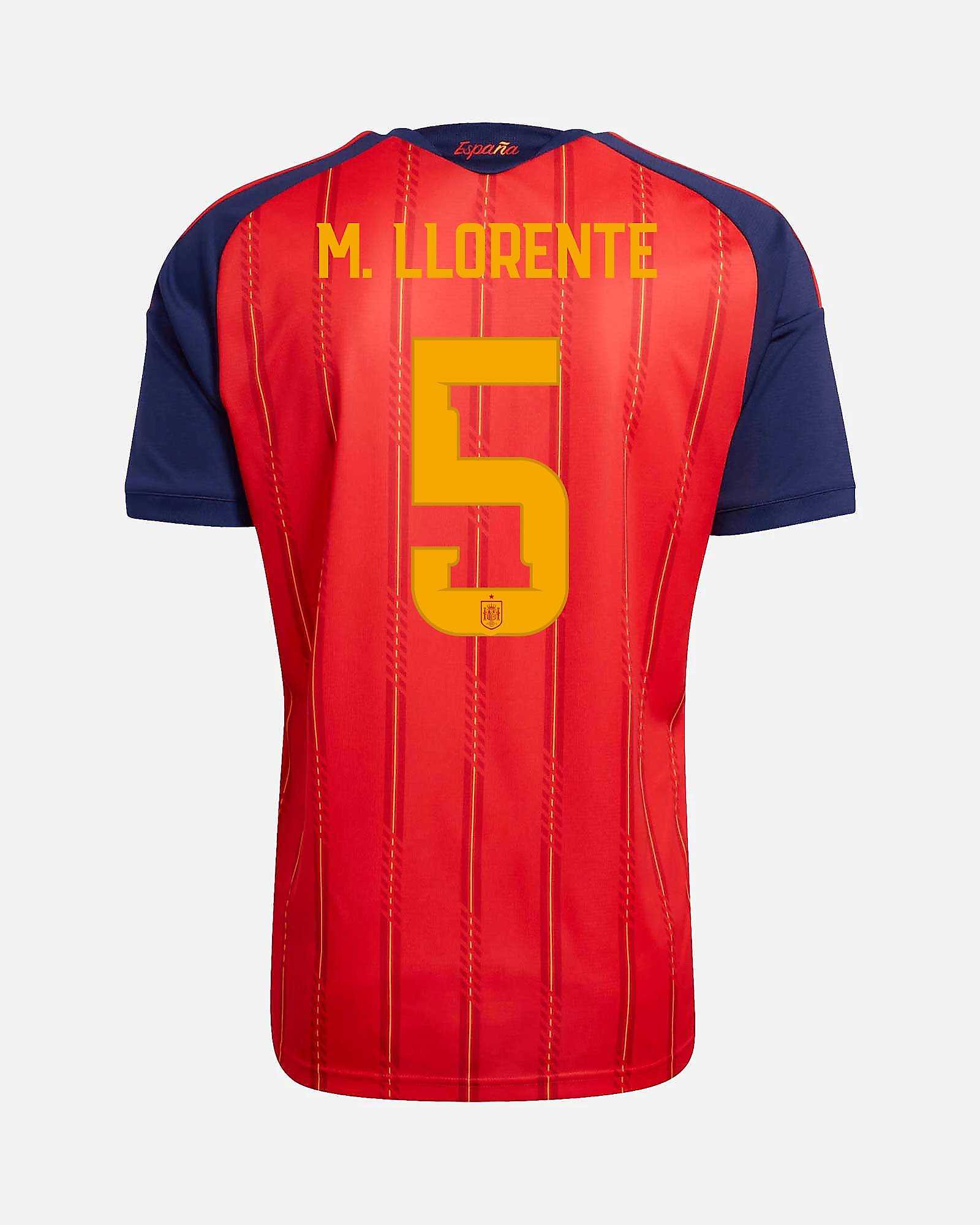 Camiseta 1ª España Mundial 2026 M. Llorente Camiseta 1ª España Mundial 2026 M. Llorente - Fútbol Factory