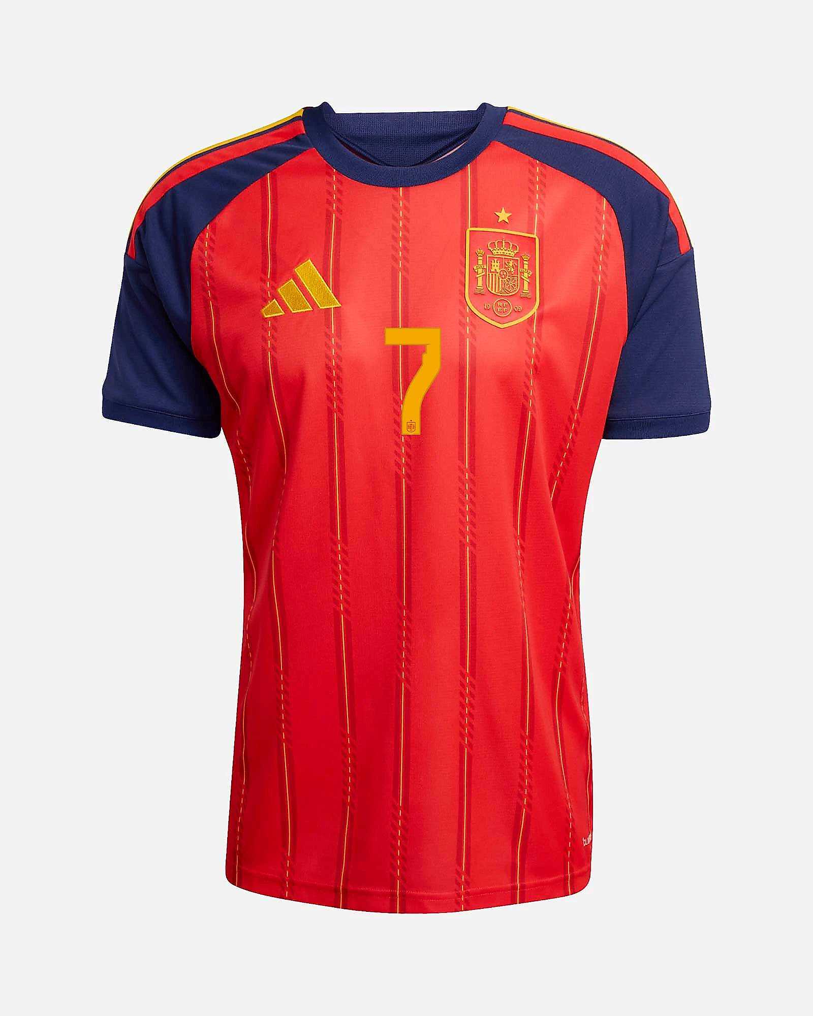 Camiseta 1 Espa a Mundial 2026 Ferran Para Hombre camiseta-1-espa-a-mundial-2026-ferran-para-hombre