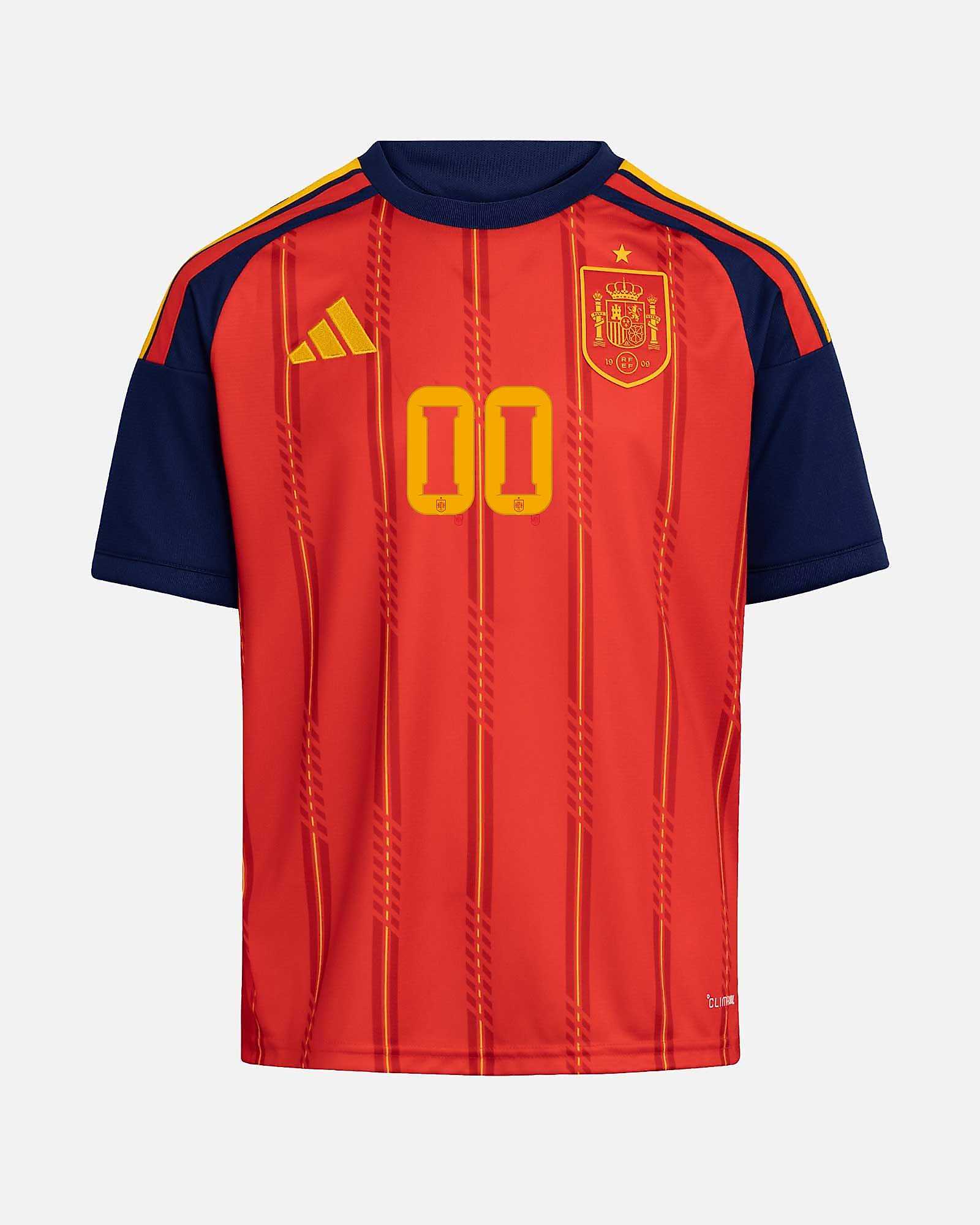 Camiseta 1ª España Mundial 2026 Personalizado - Fútbol Factory
