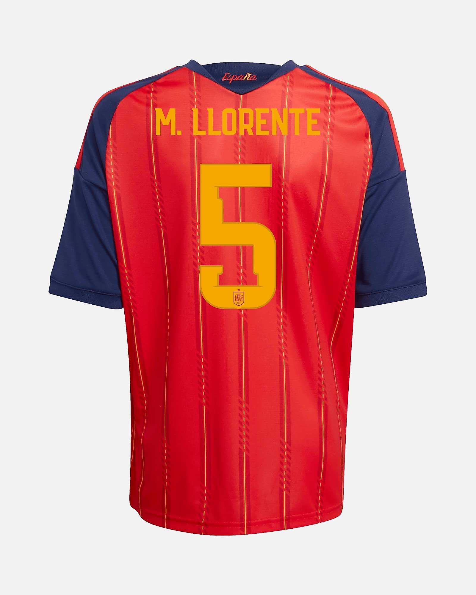 Camiseta 1ª España Mundial 2026 M. Llorente Camiseta 1ª España Mundial 2026 M. Llorente - Fútbol Factory