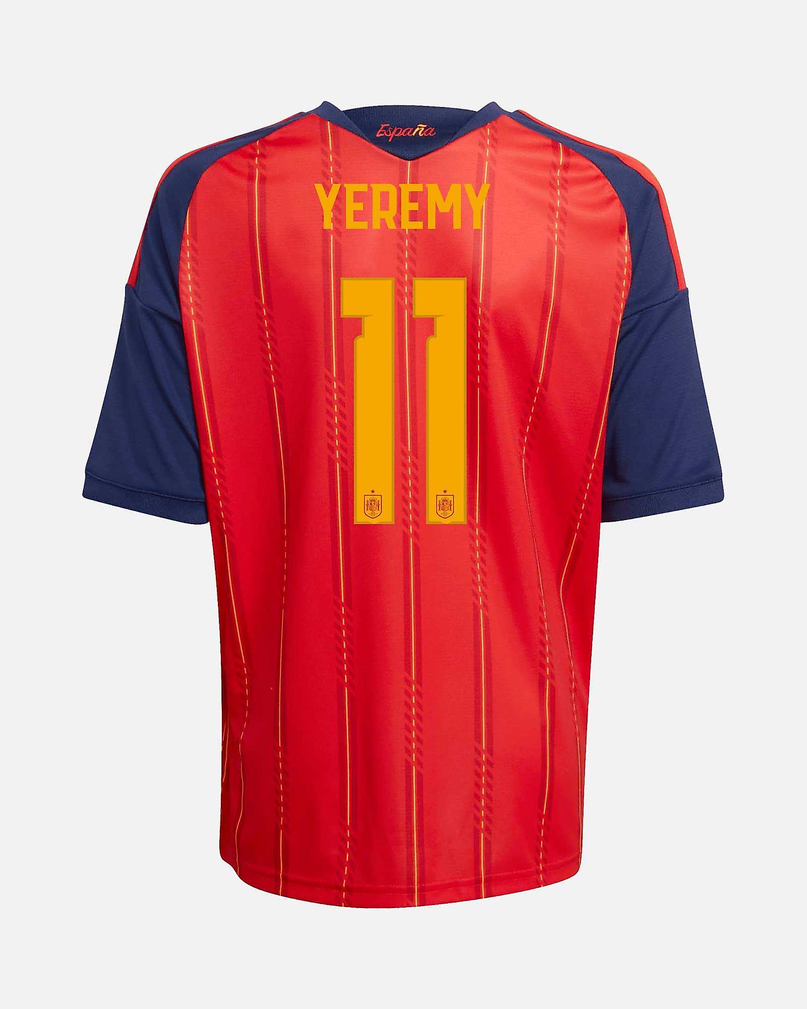 Camiseta 1ª España Mundial 2026 Yeremy Camiseta 1ª España Mundial 2026 Yeremy - Fútbol Factory