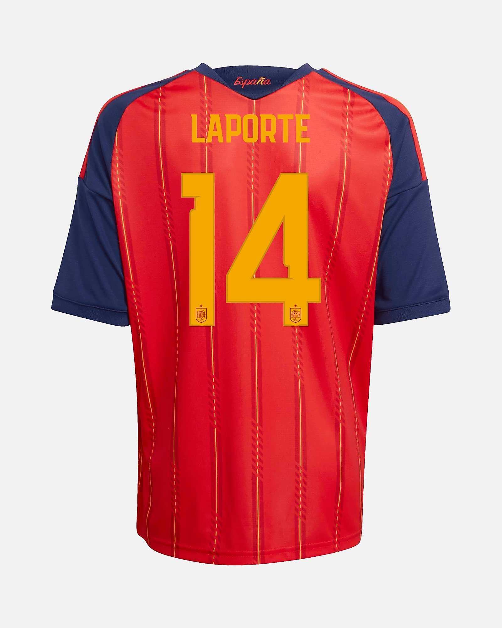 Camiseta 1ª España Mundial 2026 Laporte Camiseta 1ª España Mundial 2026 Laporte - Fútbol Factory