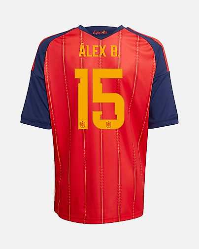 Camiseta 1ª España Mundial 2026 Álex B.