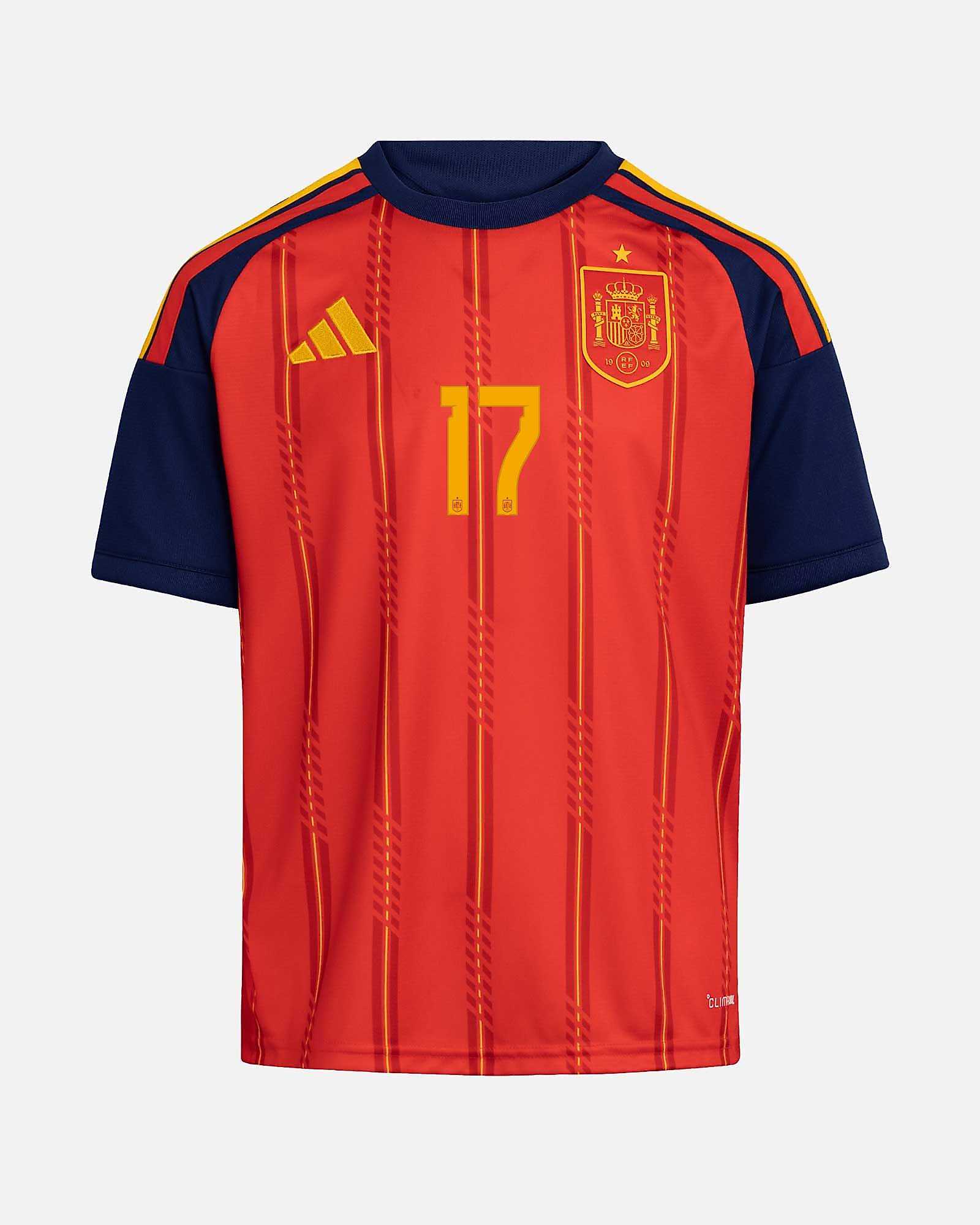 Camiseta 1ª España Mundial 2026 Williams JR Camiseta 1ª España Mundial 2026 Williams JR - Fútbol Factory