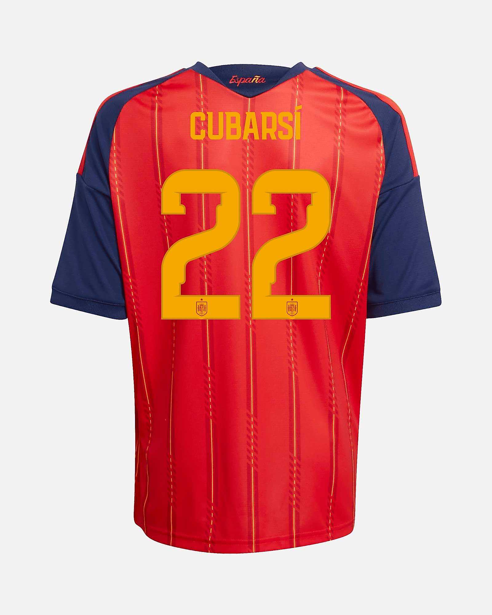 Camiseta 1ª España Mundial 2026 Cubarsí Camiseta 1ª España Mundial 2026 Cubarsí - Fútbol Factory
