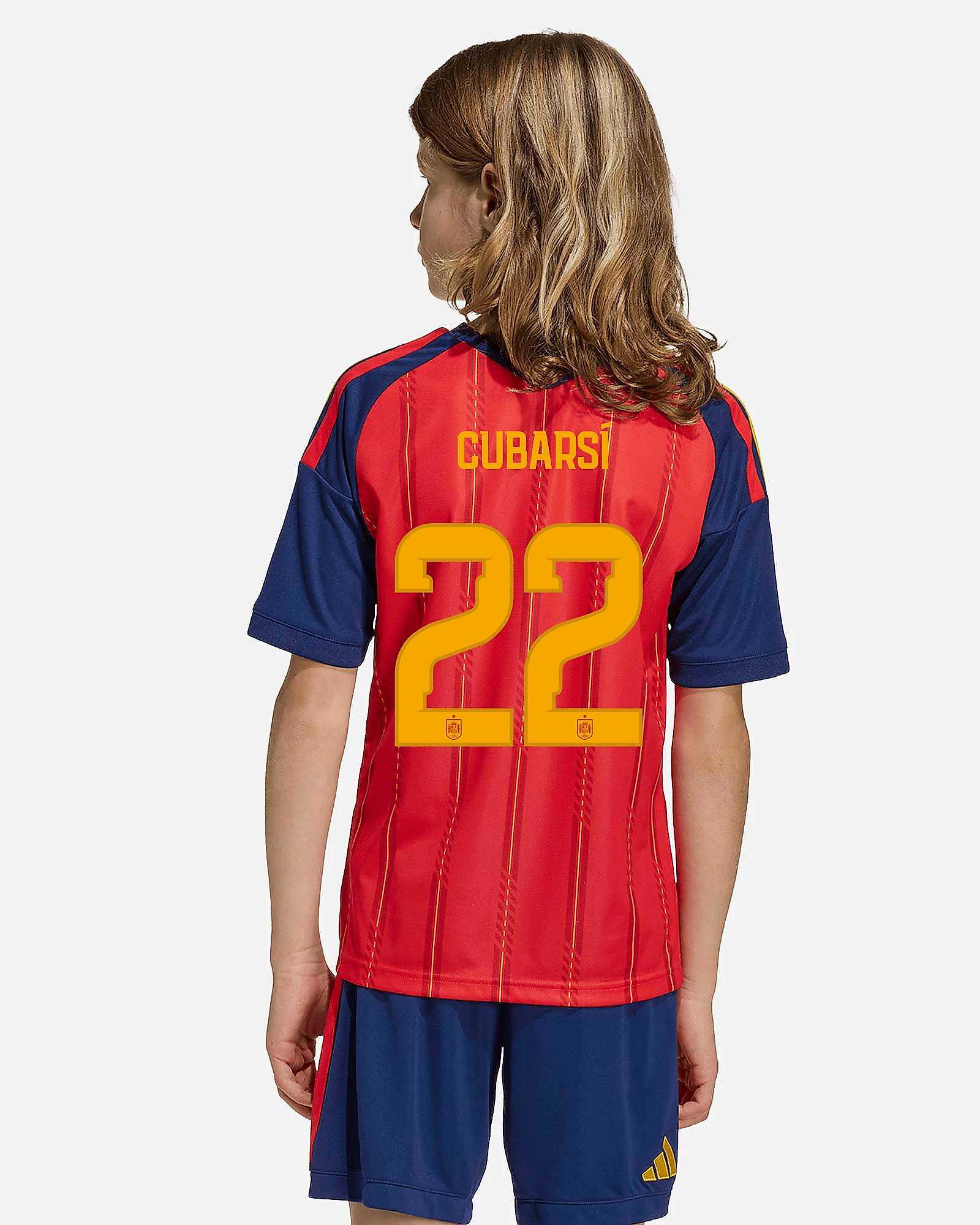 Conjunto 1ª España Mundial 2026 Cubarsí Conjunto 1ª España Mundial 2026 Cubarsí - Fútbol Factory