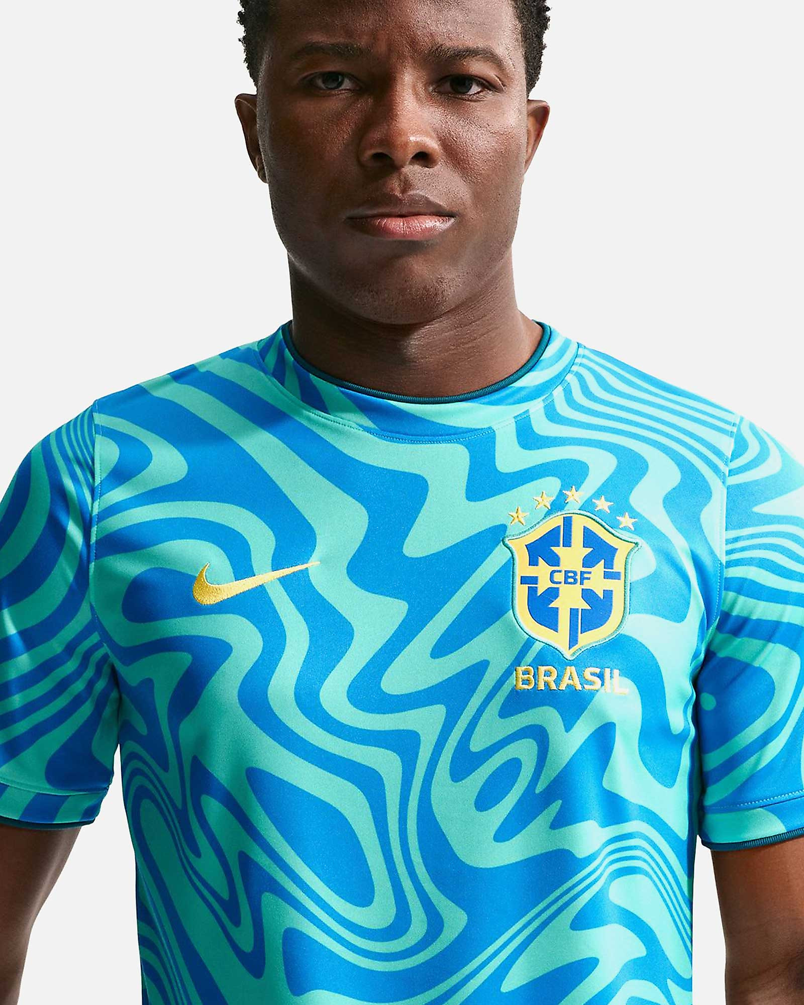 Camiseta de entrenamiento Brasil Academy Pro Dri-FIT - Fútbol Factory