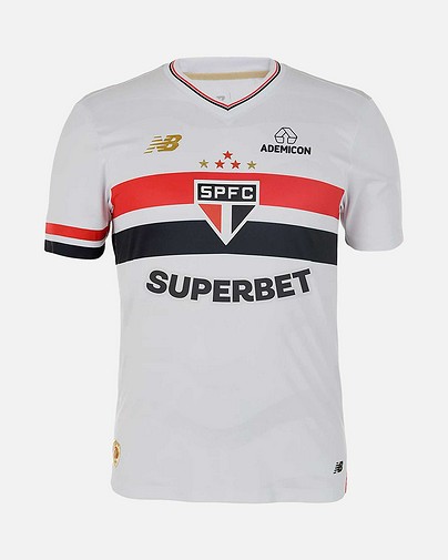 Camiseta 1ª Sao Paulo 2025/2026