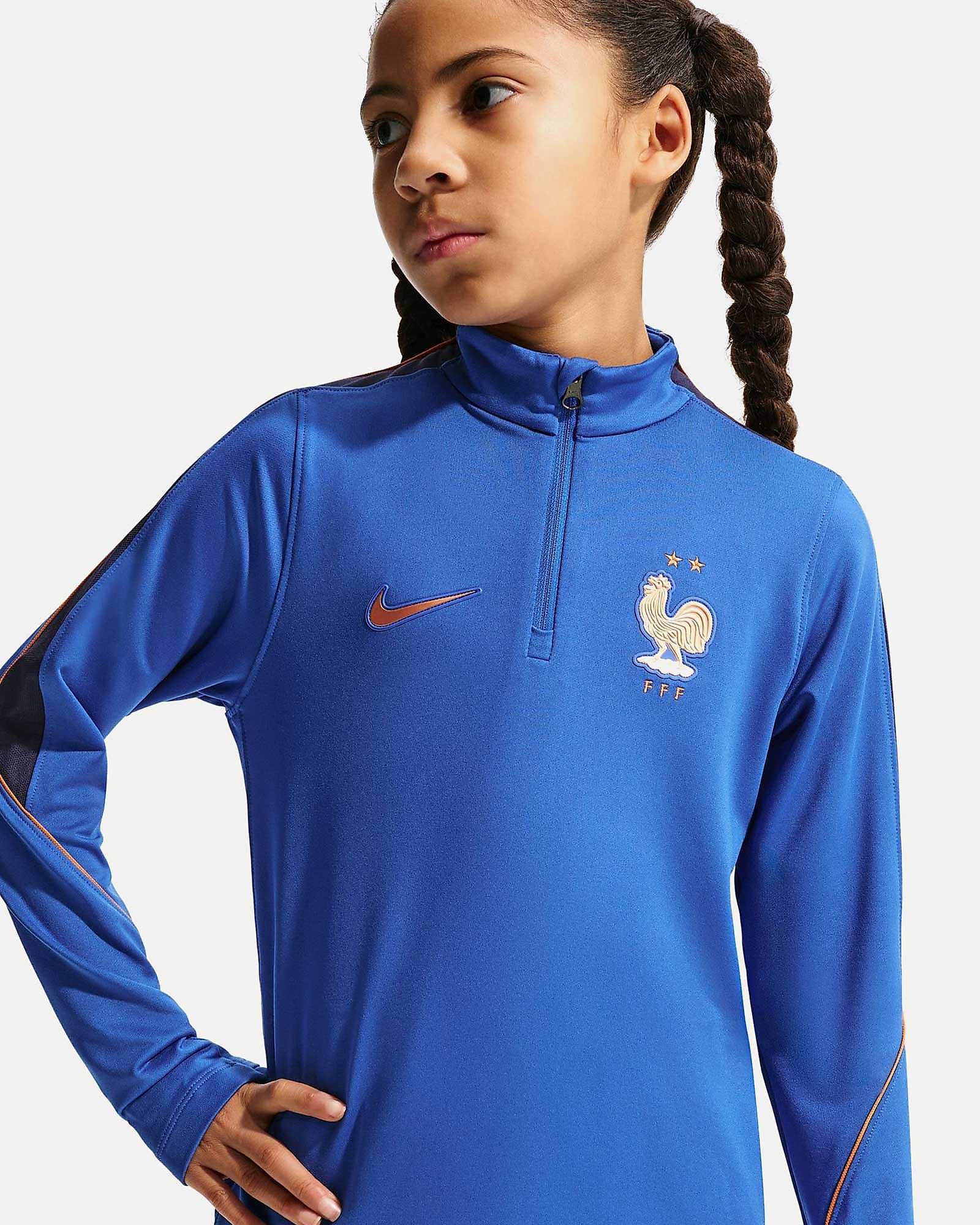 Sudadera de entrenamiento Francia Mundial 2026 FFF Strike Dri-FIT Sudadera de entrenamiento Francia Mundial 2026 FFF Strike Dri-FIT - Fútbol Factory