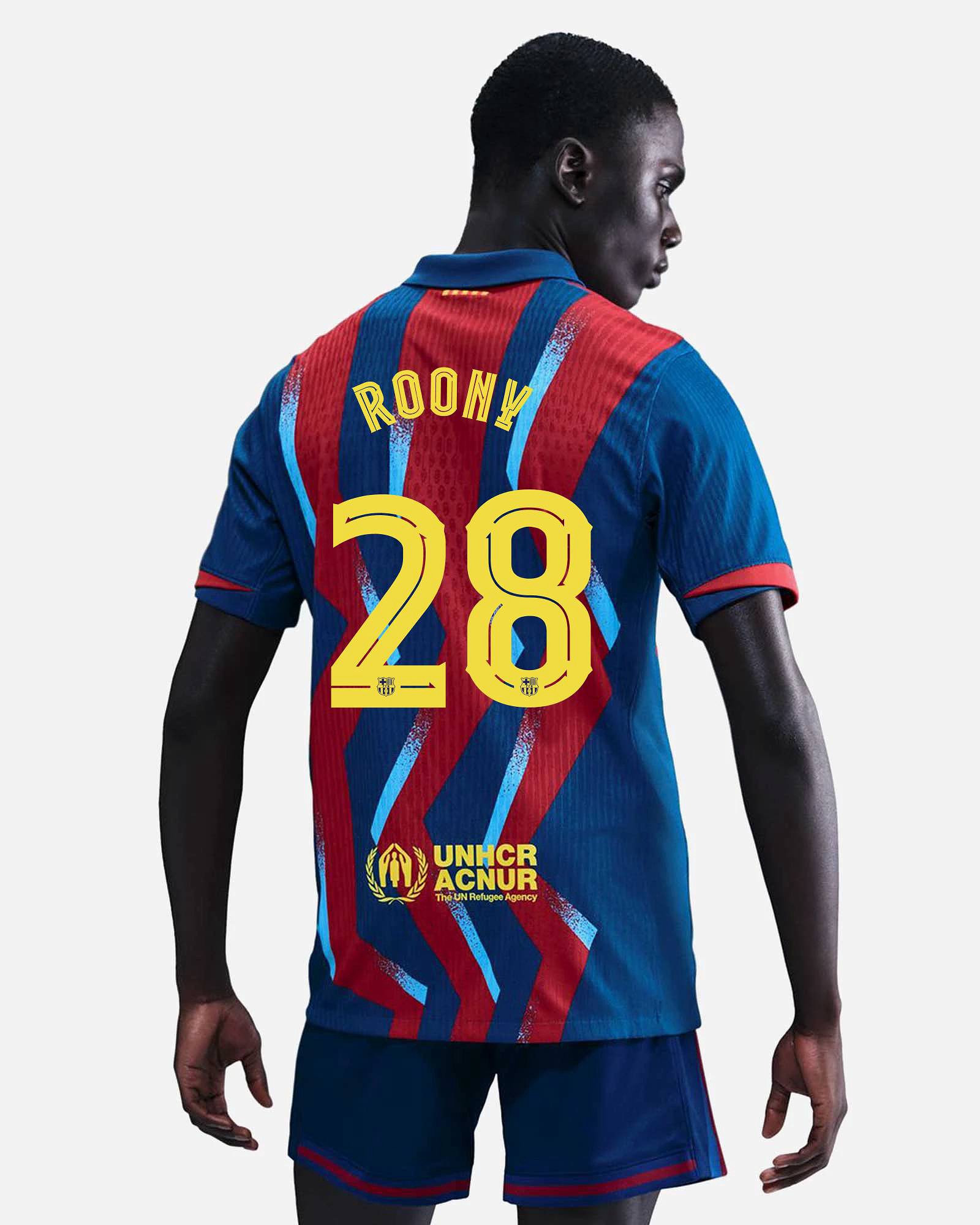Camiseta 4ª FC Barcelona 2025/2026 Match Roony Camiseta 4ª FC Barcelona 2025/2026 Match Roony - Fútbol Factory