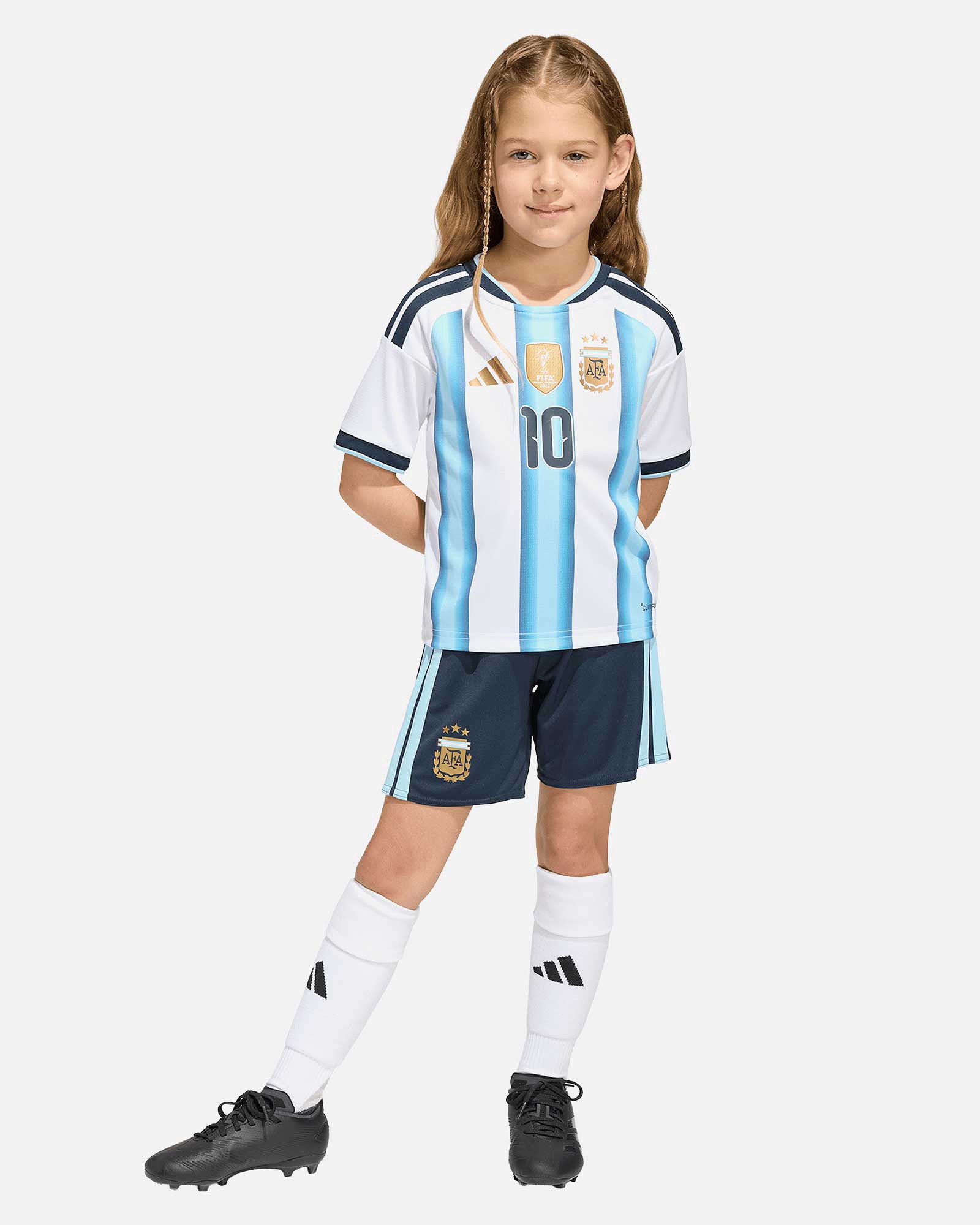 Conjunto 1ª Argentina Mundial 2026 Messi - Fútbol Factory