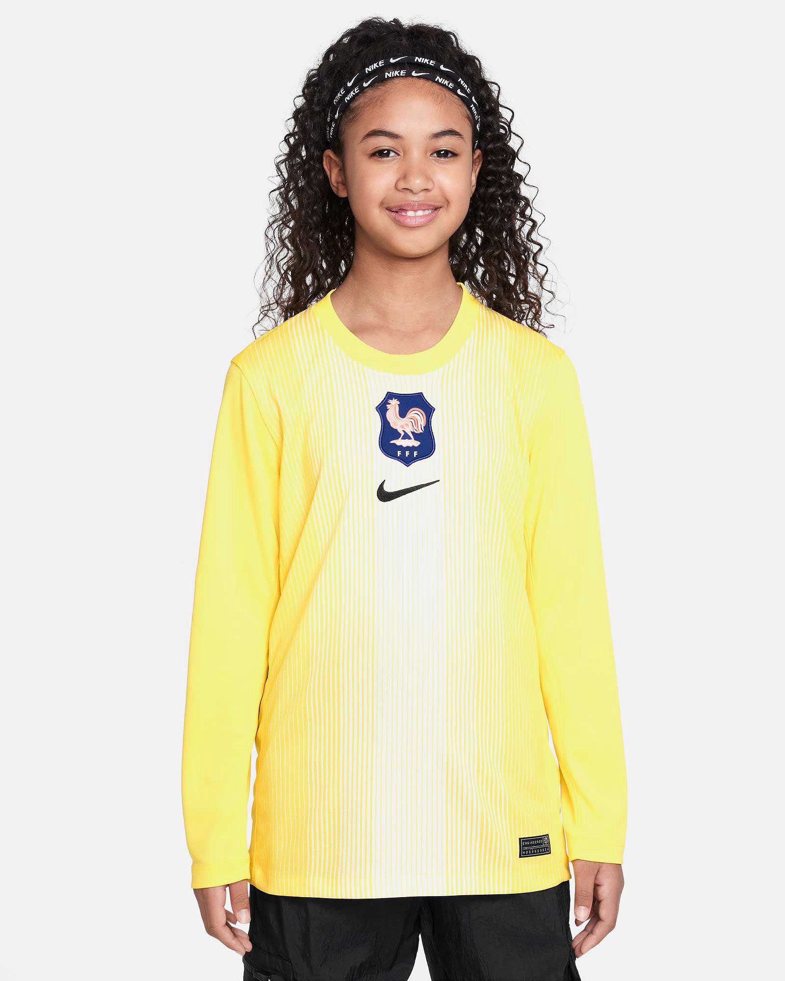 Camiseta manga larga 1ª portero Francia 2025 WWC - Fútbol Factory