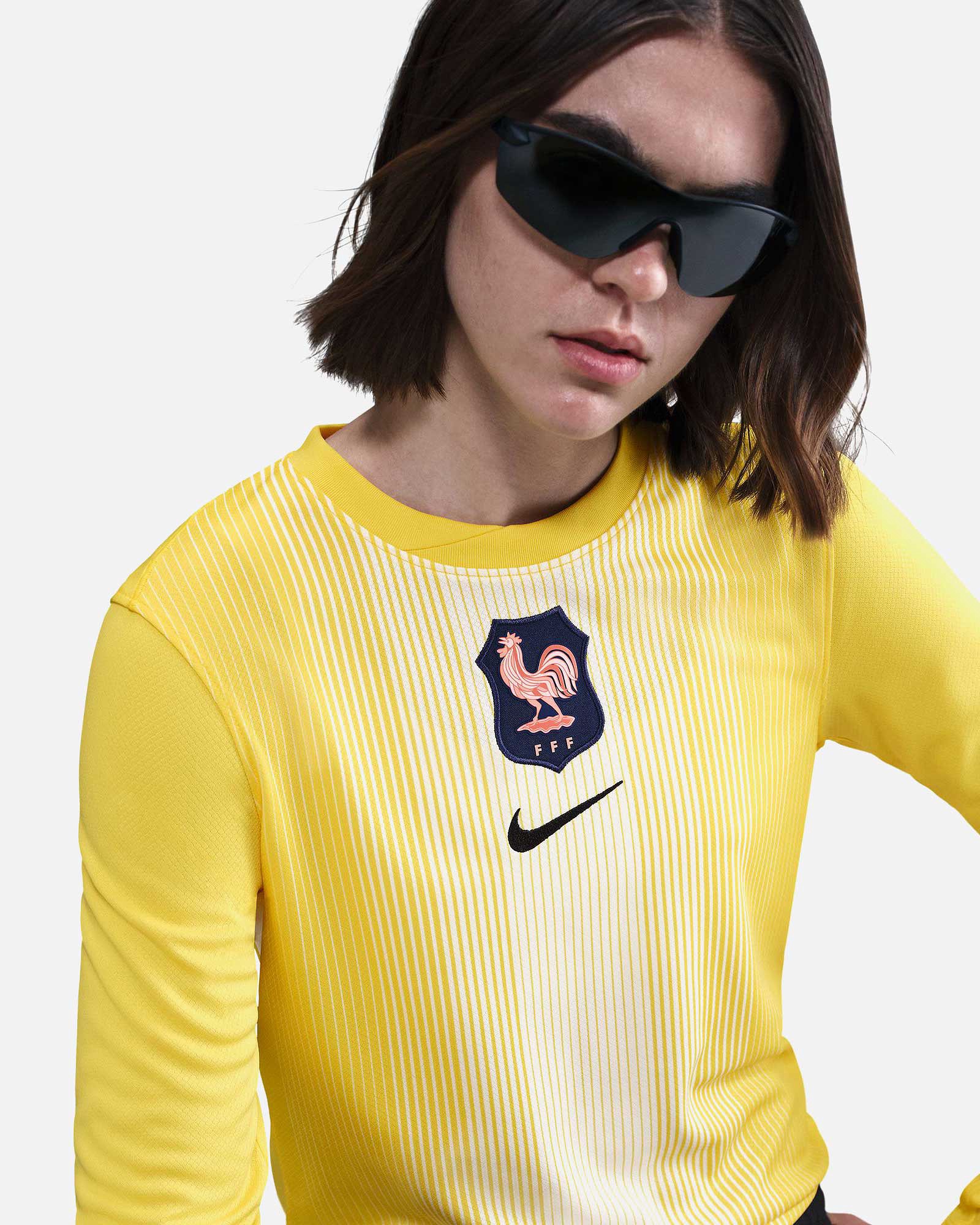 Camiseta manga larga 1ª portero Francia 2025 WWC - Fútbol Factory
